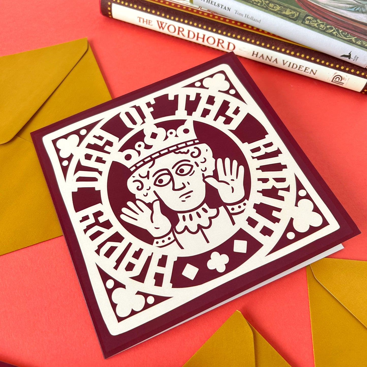 Medieval King Birthday Card