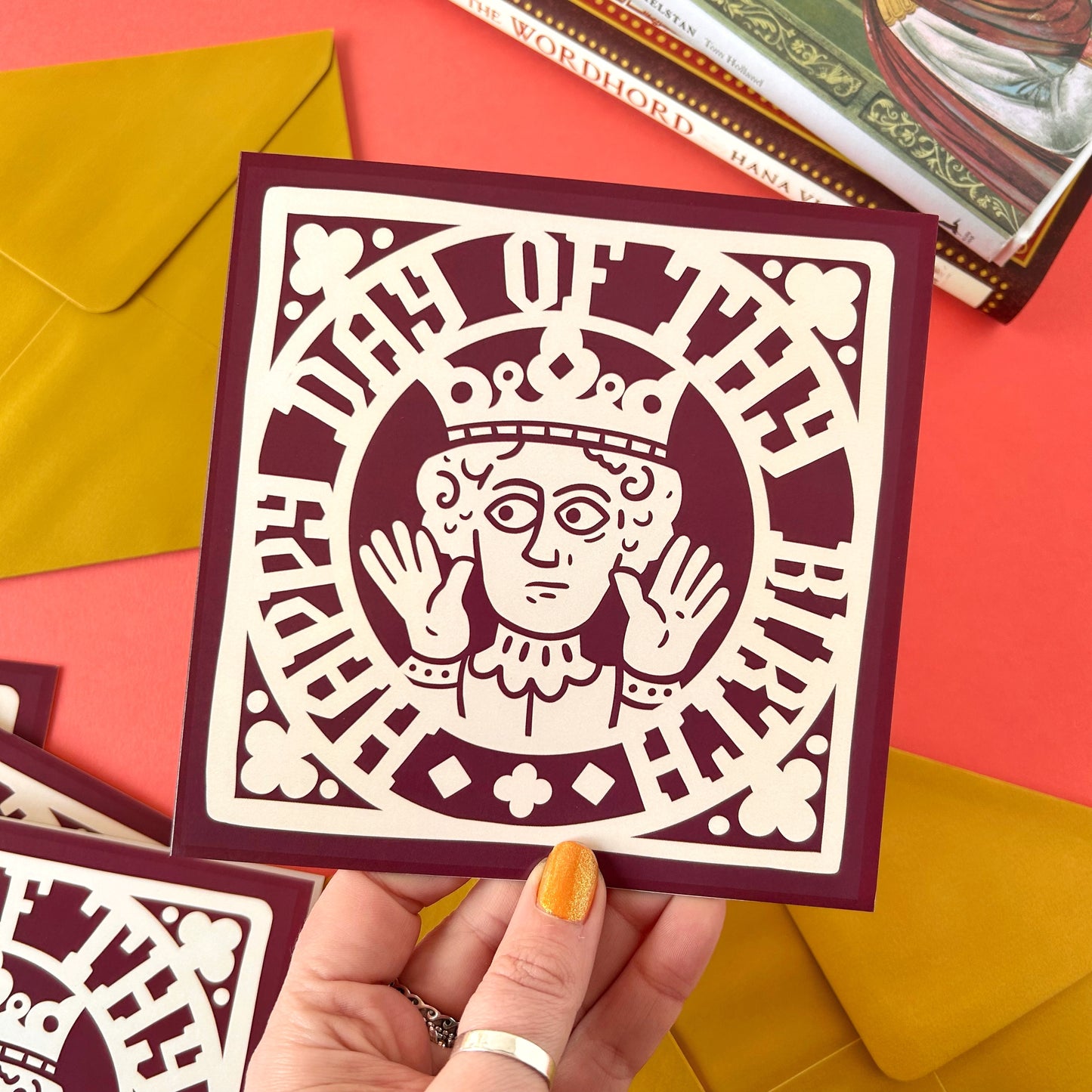 Medieval King Birthday Card