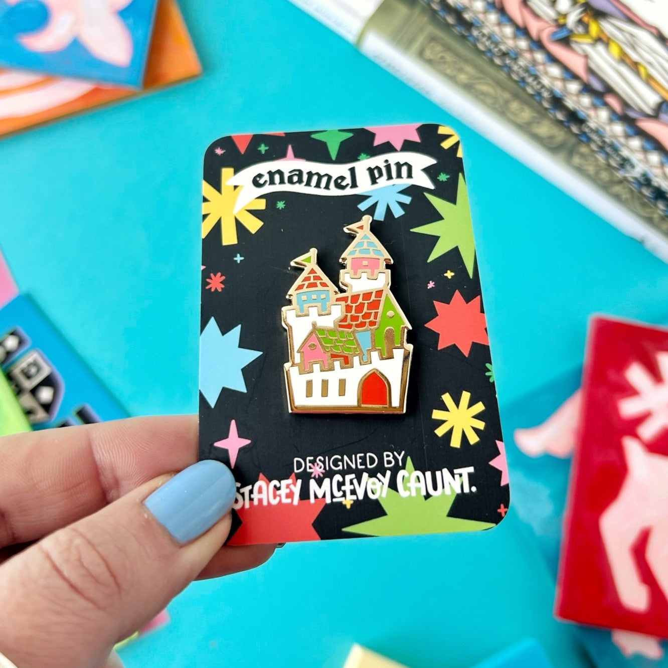 Medieval Castle Enamel Pin