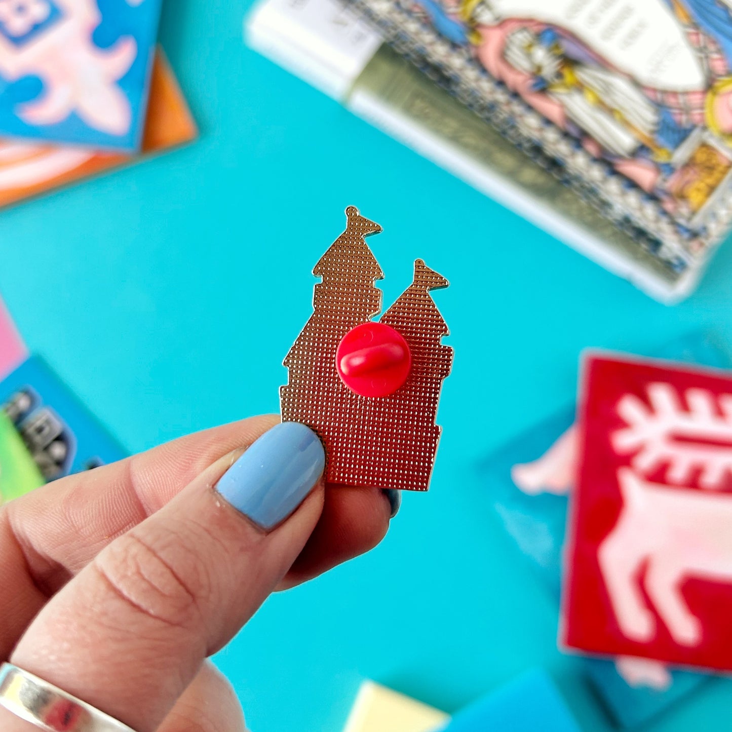 Medieval Castle Enamel Pin