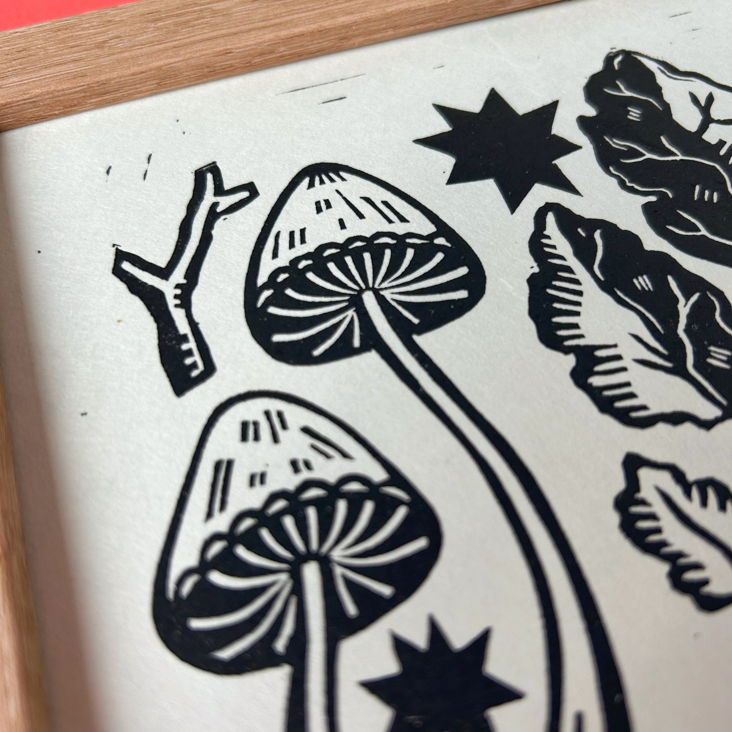 Autumn Things Lino Cut Print