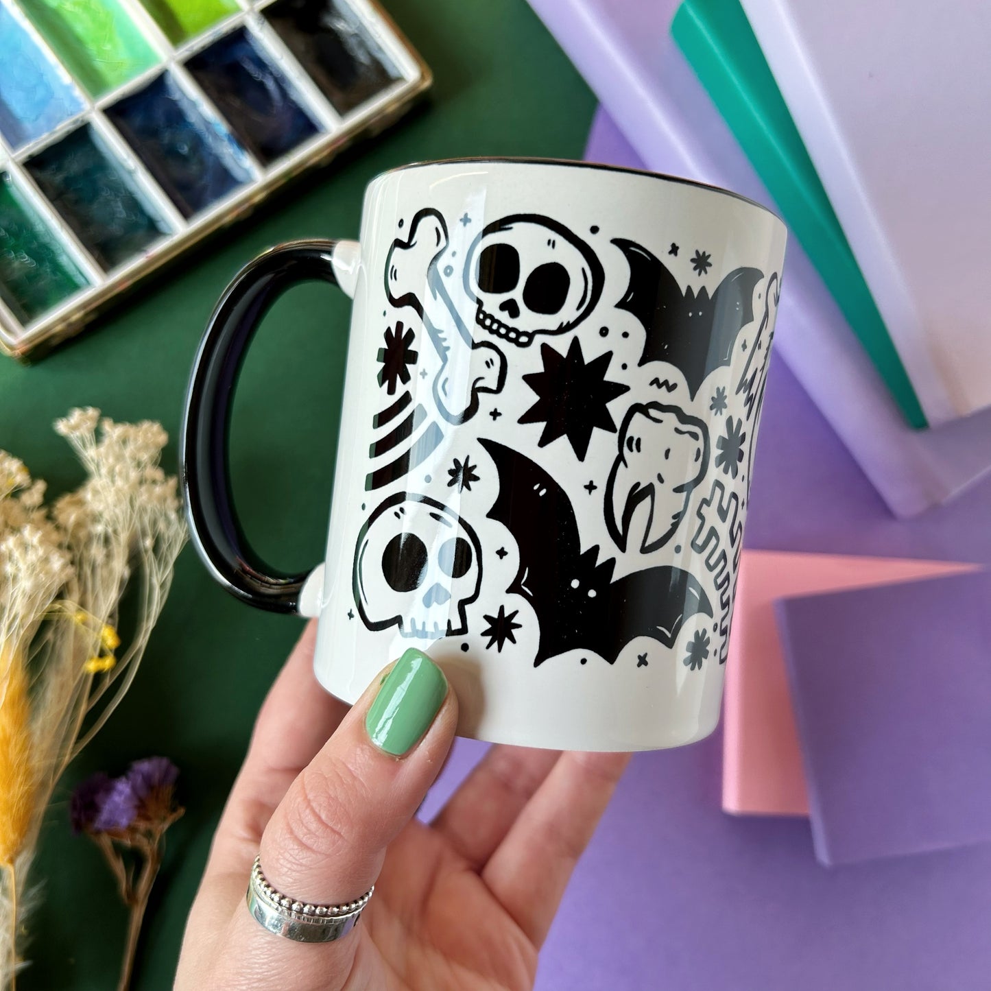 Bats and Bones Mug