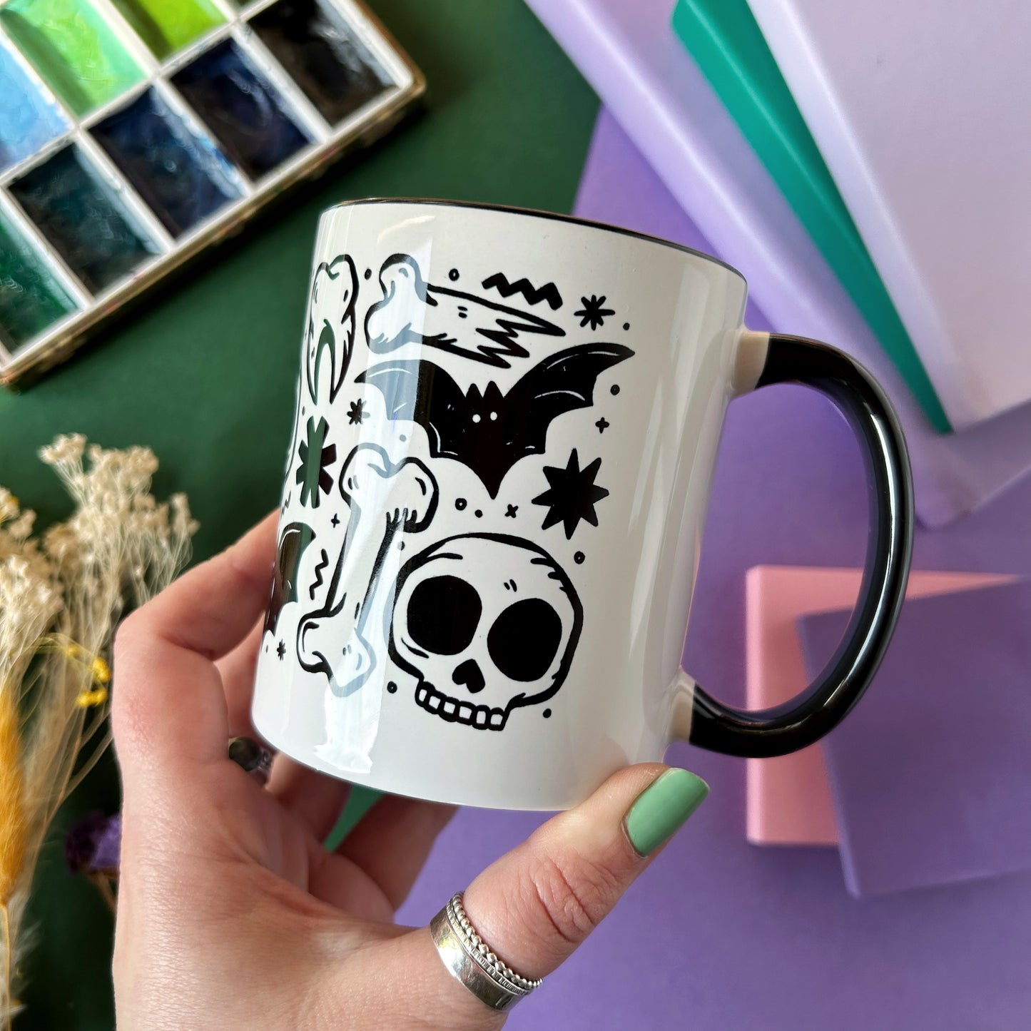 Bats and Bones Mug