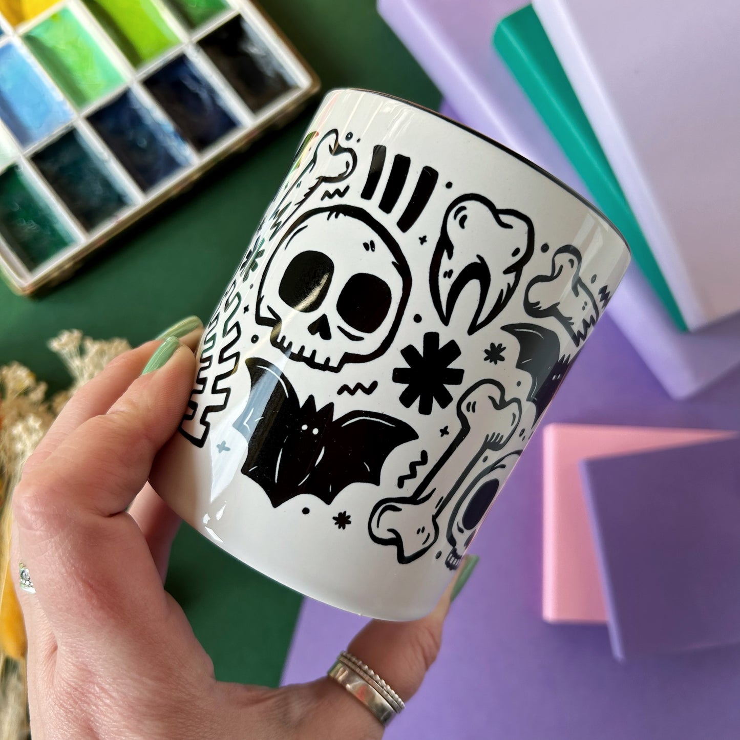 Bats and Bones Mug