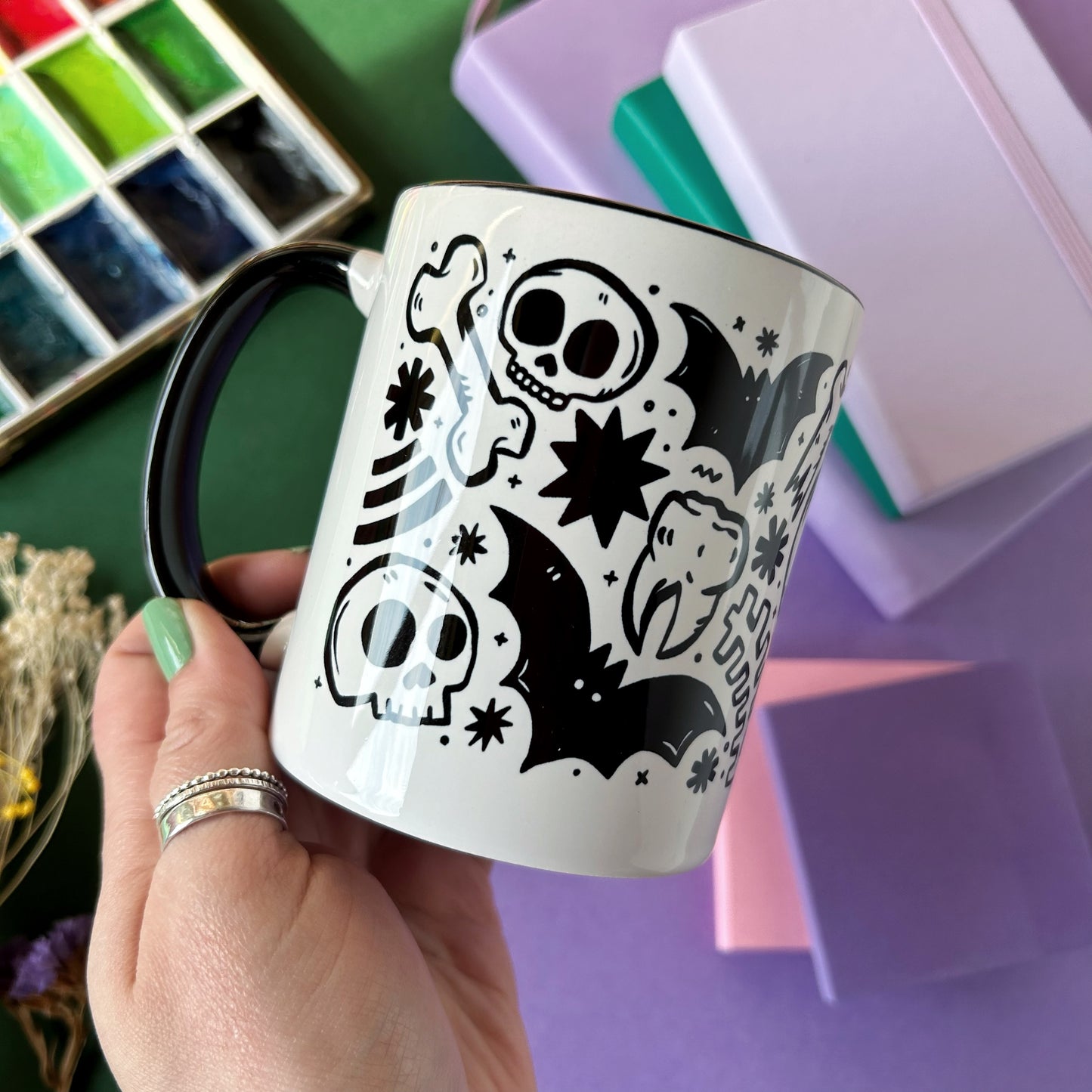 Bats and Bones Mug