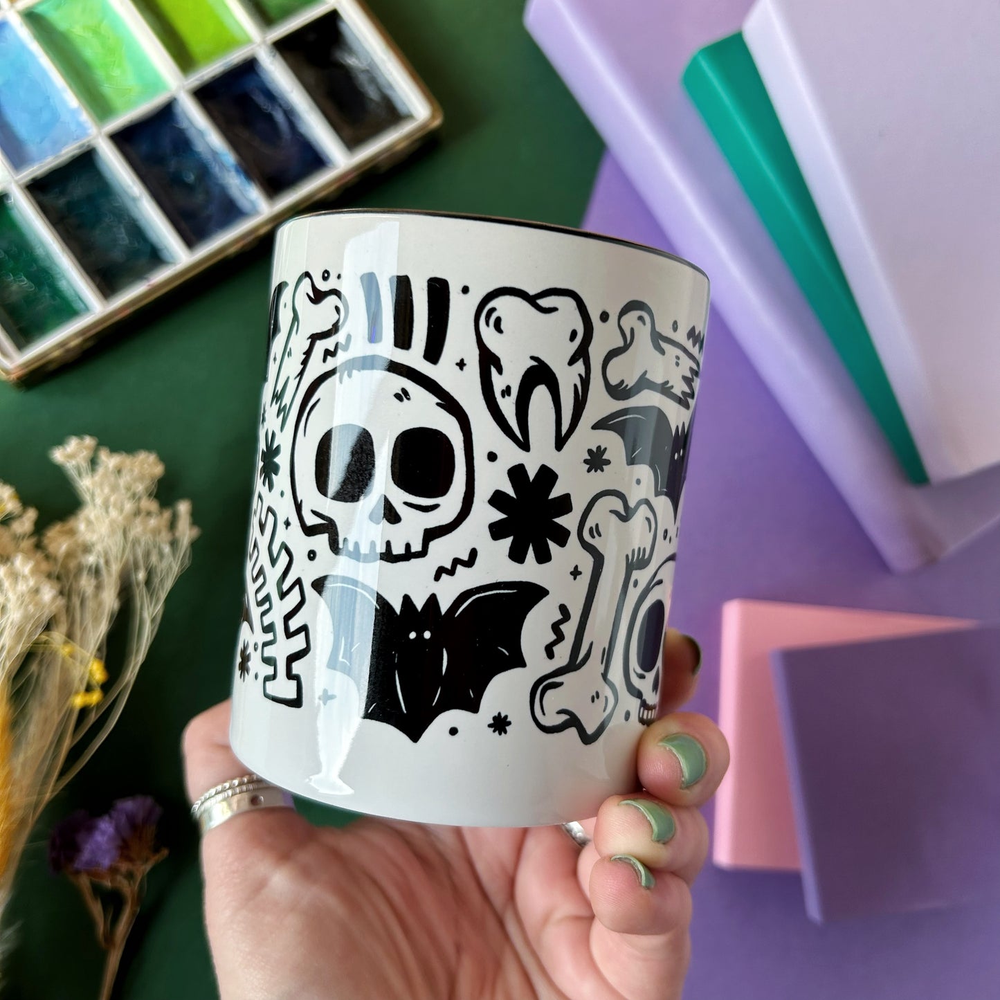 Bats and Bones Mug