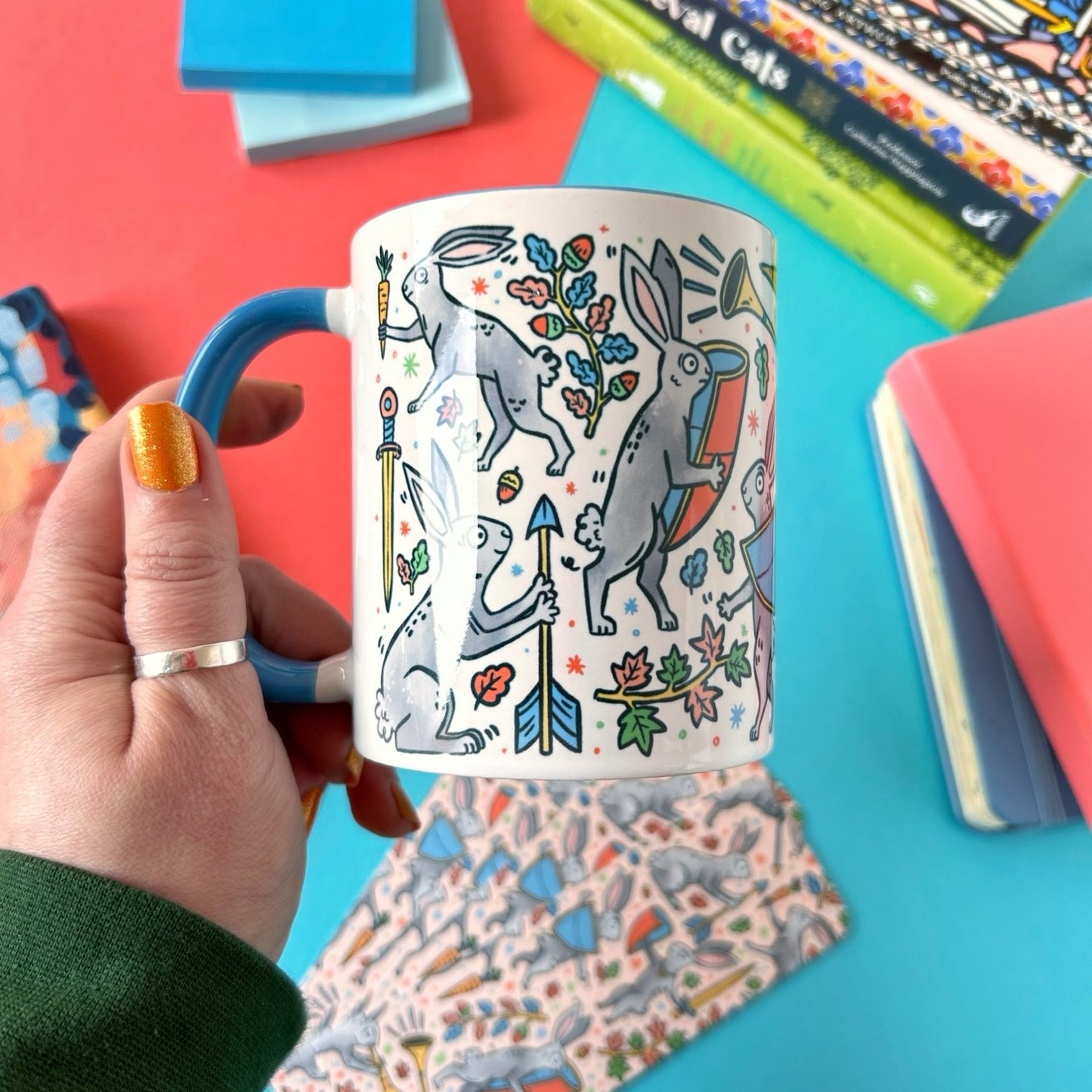 Medieval Bunnies Mug