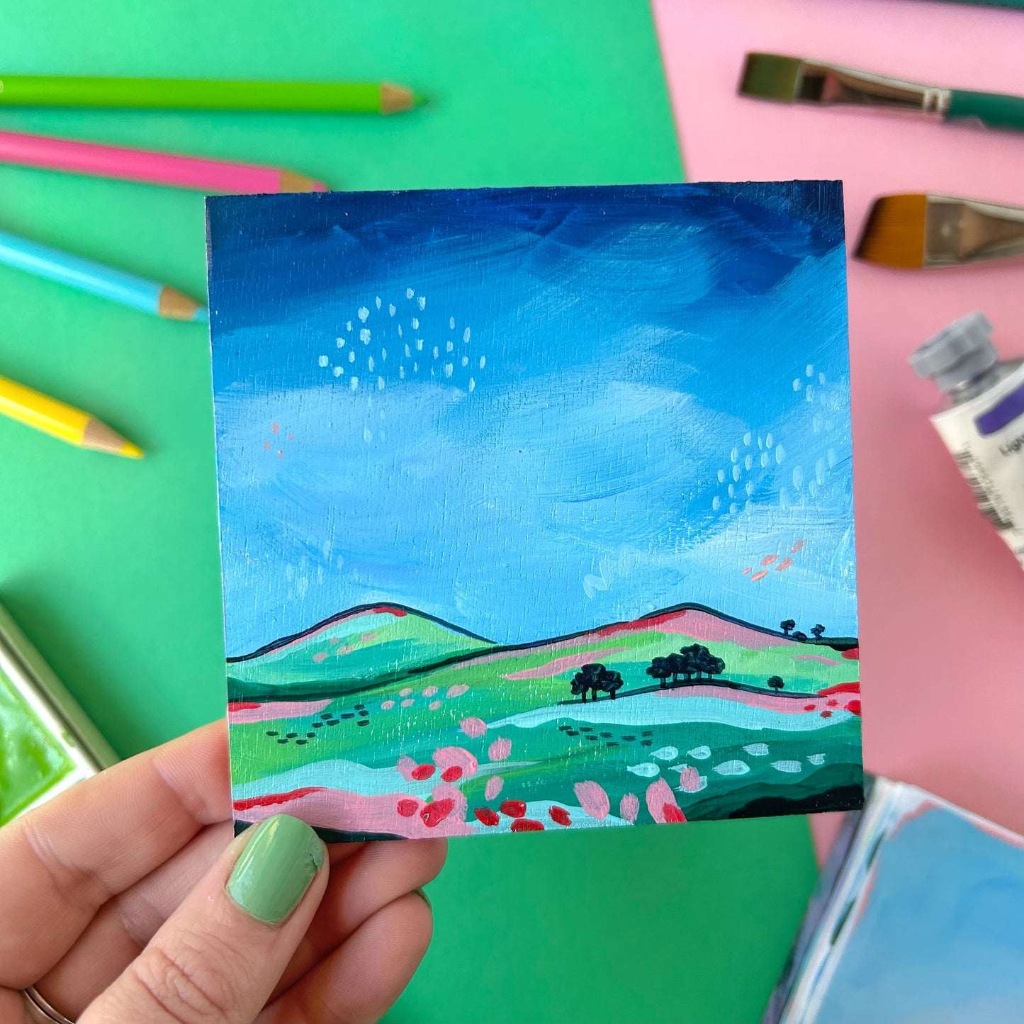 Small Square Original Landscape 05
