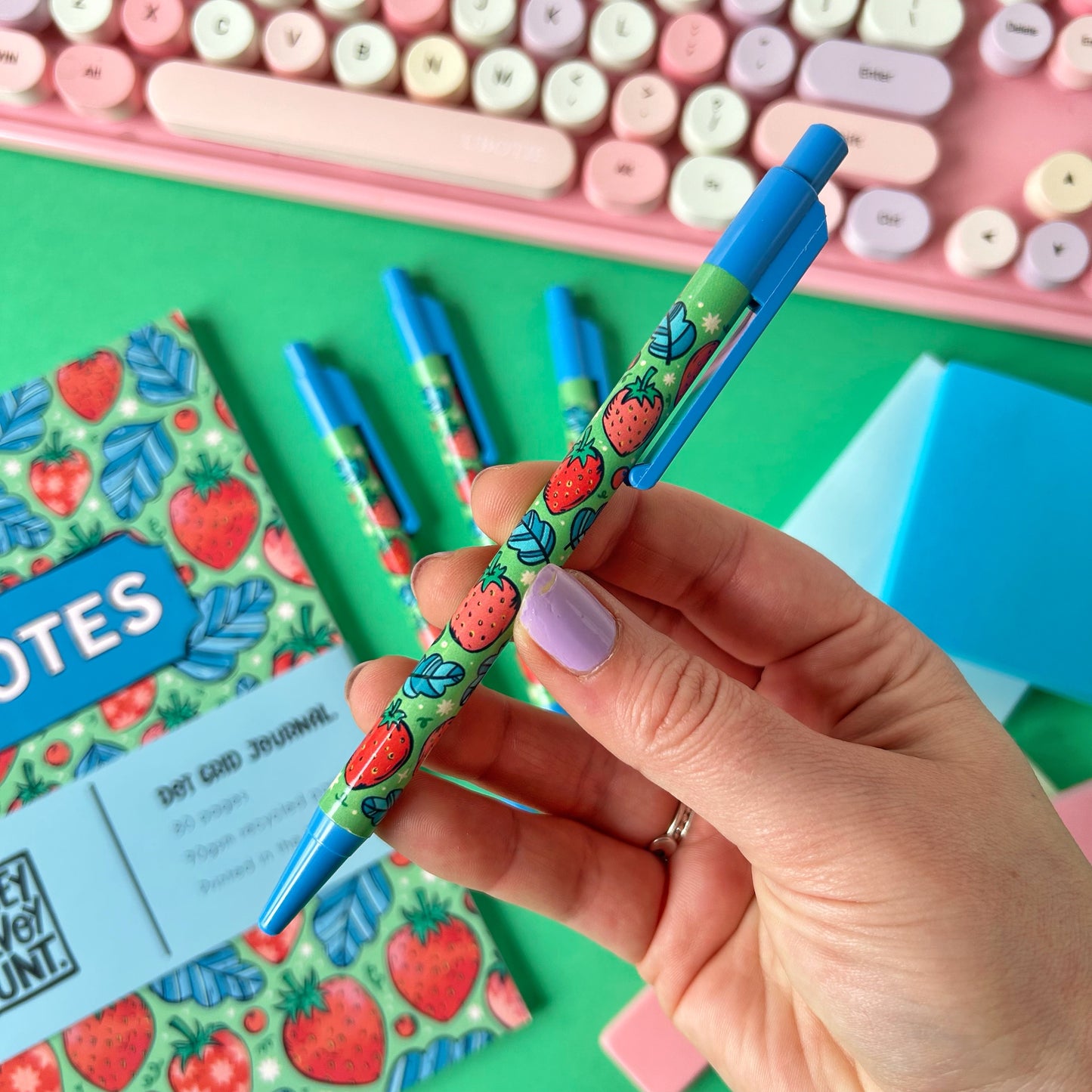 Strawberry Ballpoint Pen