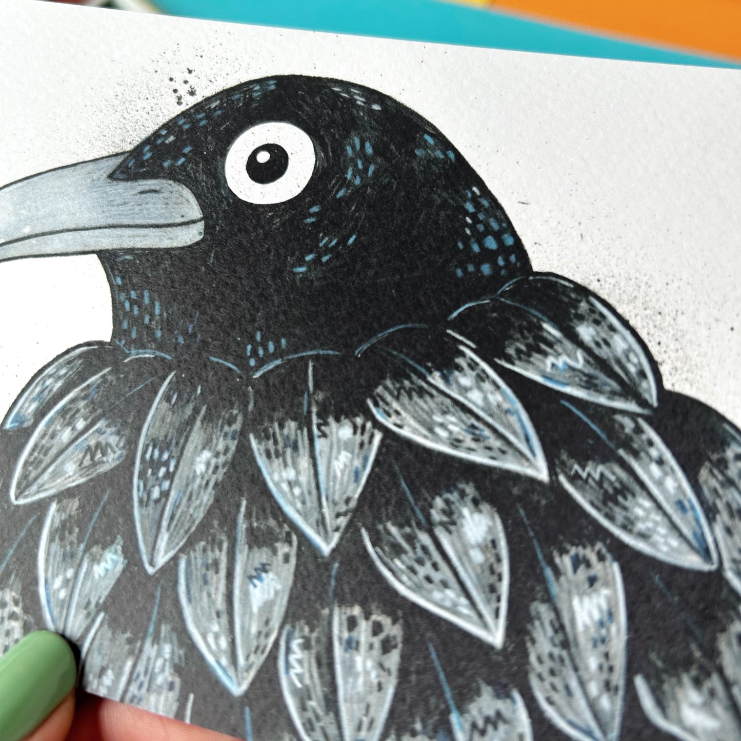 Bird Man Postcard