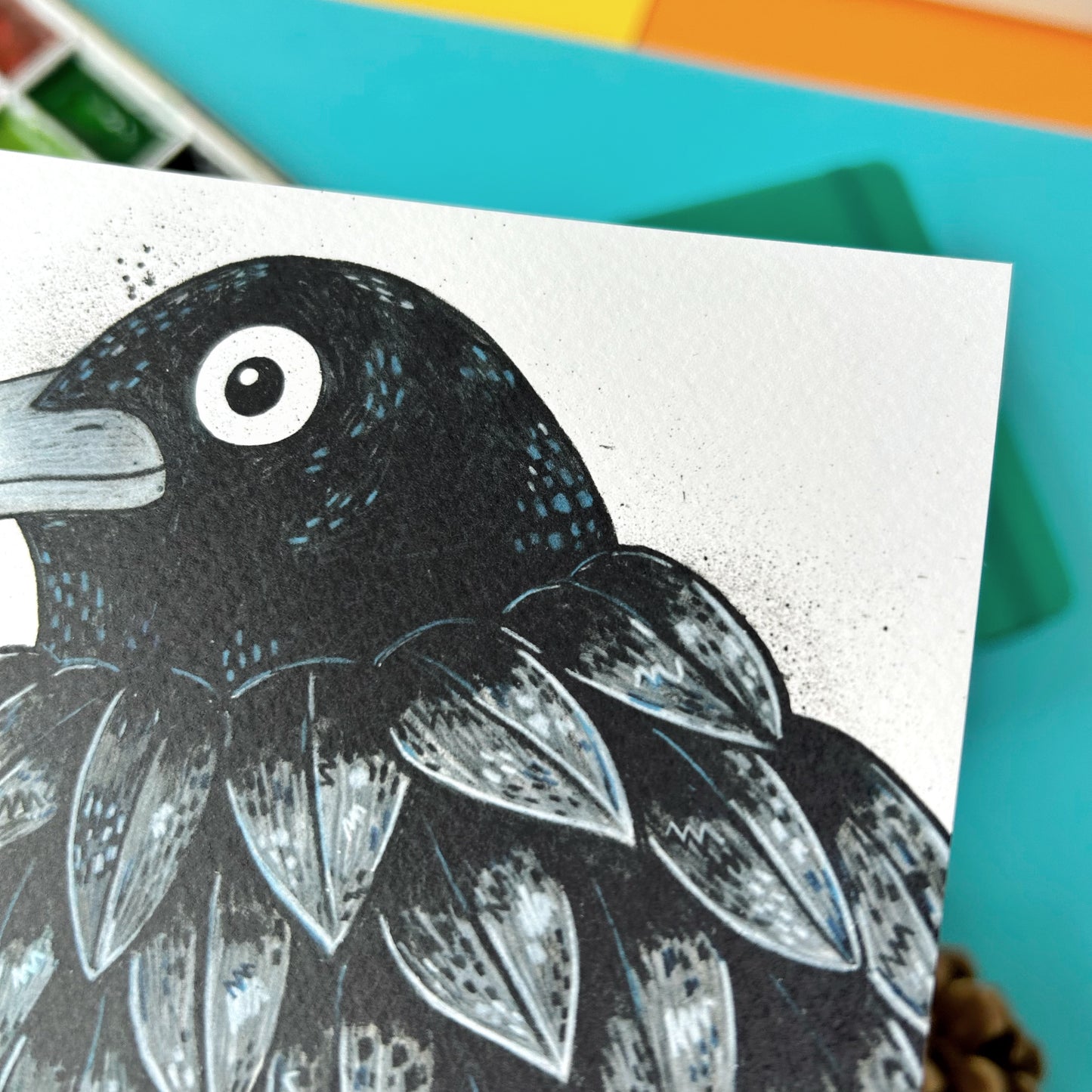 Bird Man Postcard