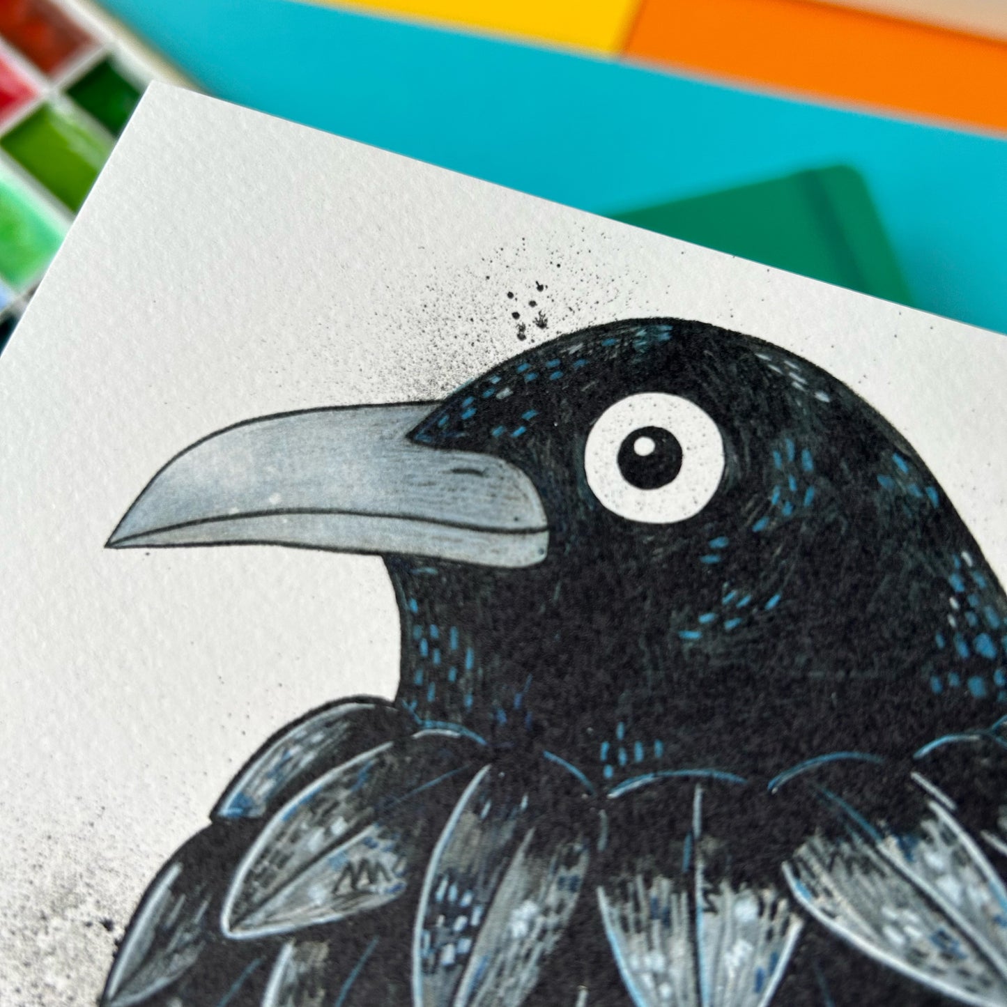 Bird Man Postcard