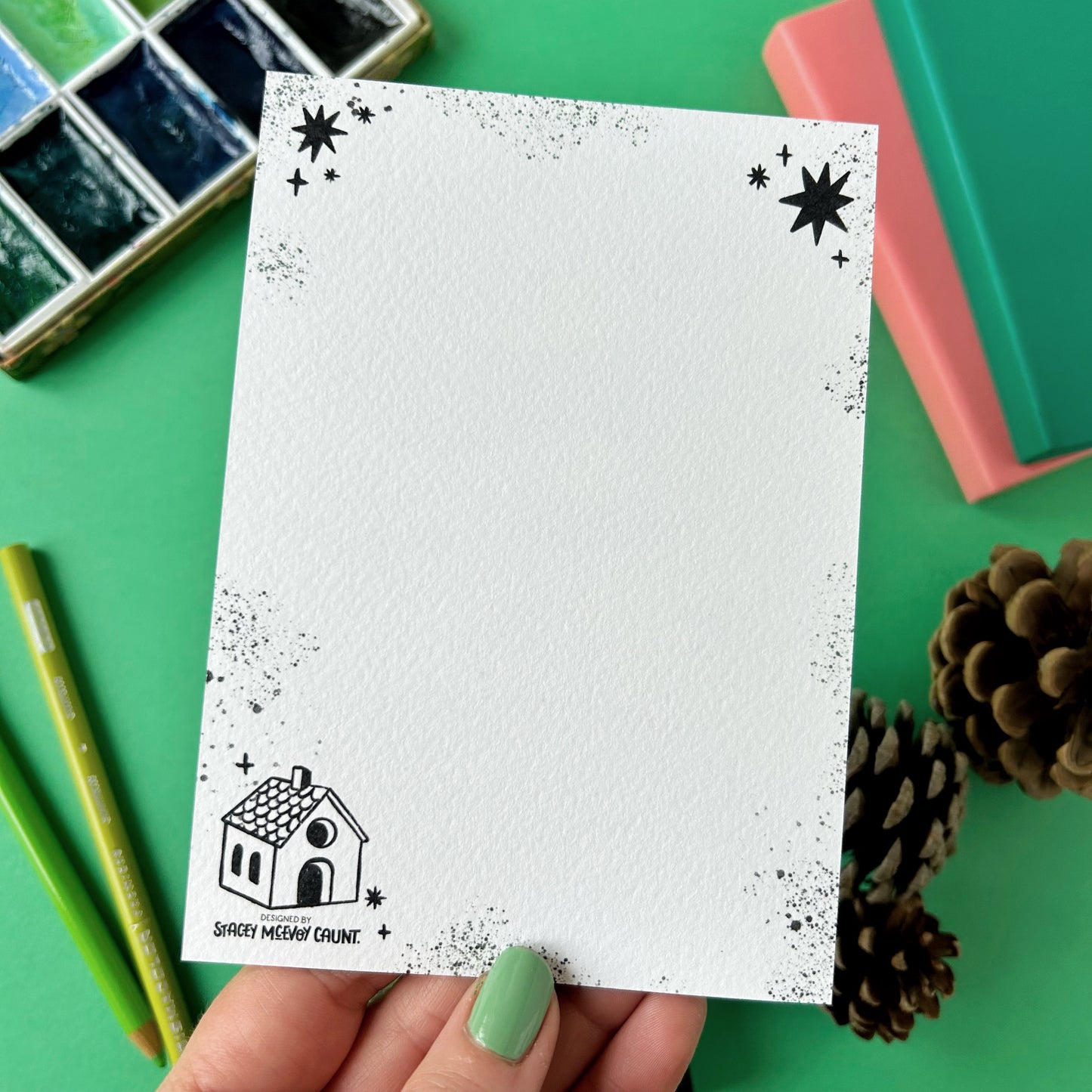 All Seeing Cottage Postcard