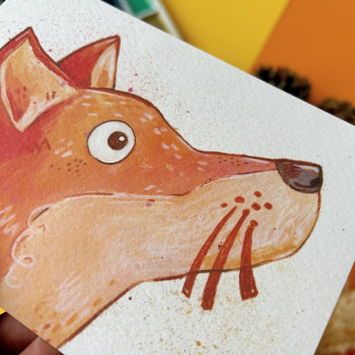 Fox Postcard