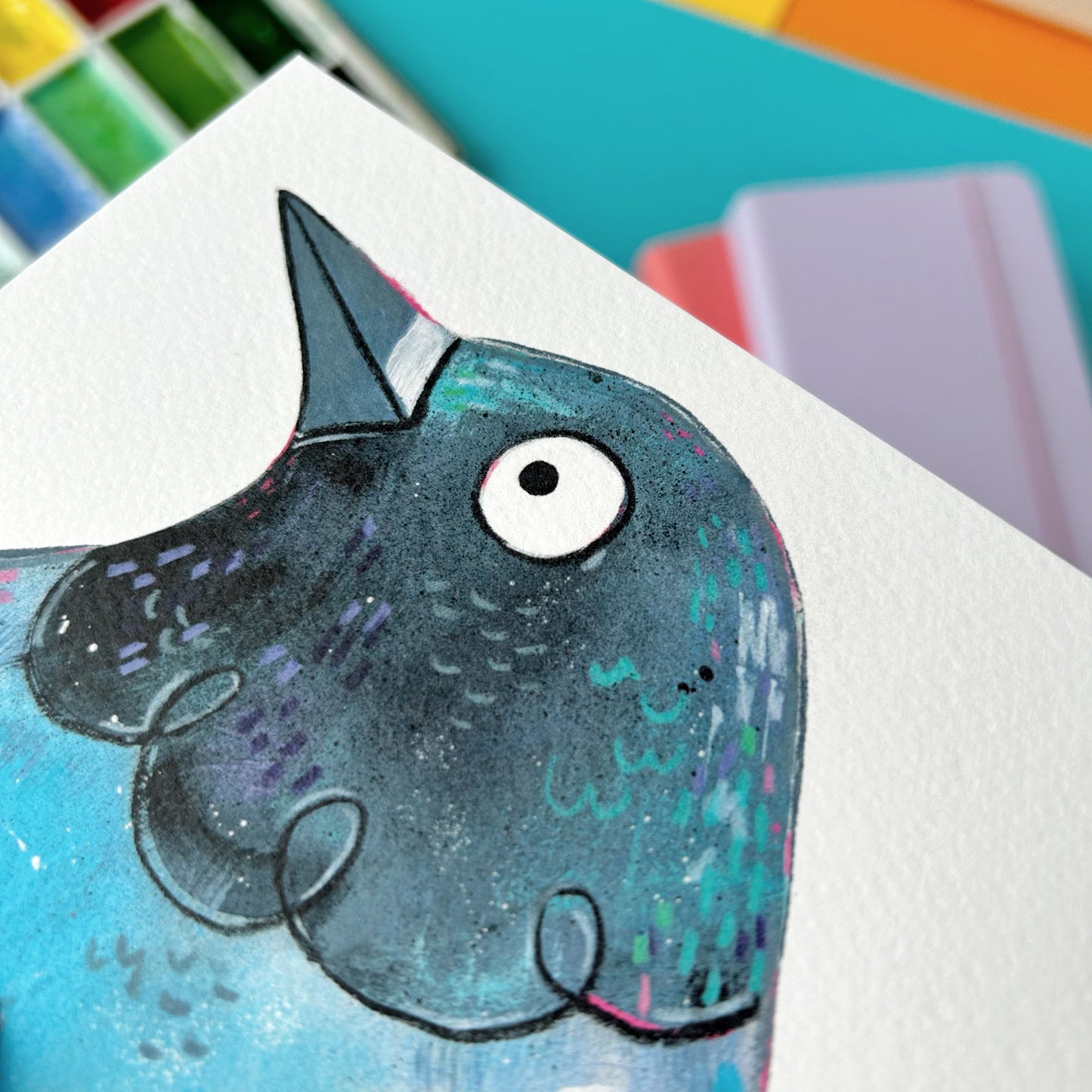 Pigeon Postcard
