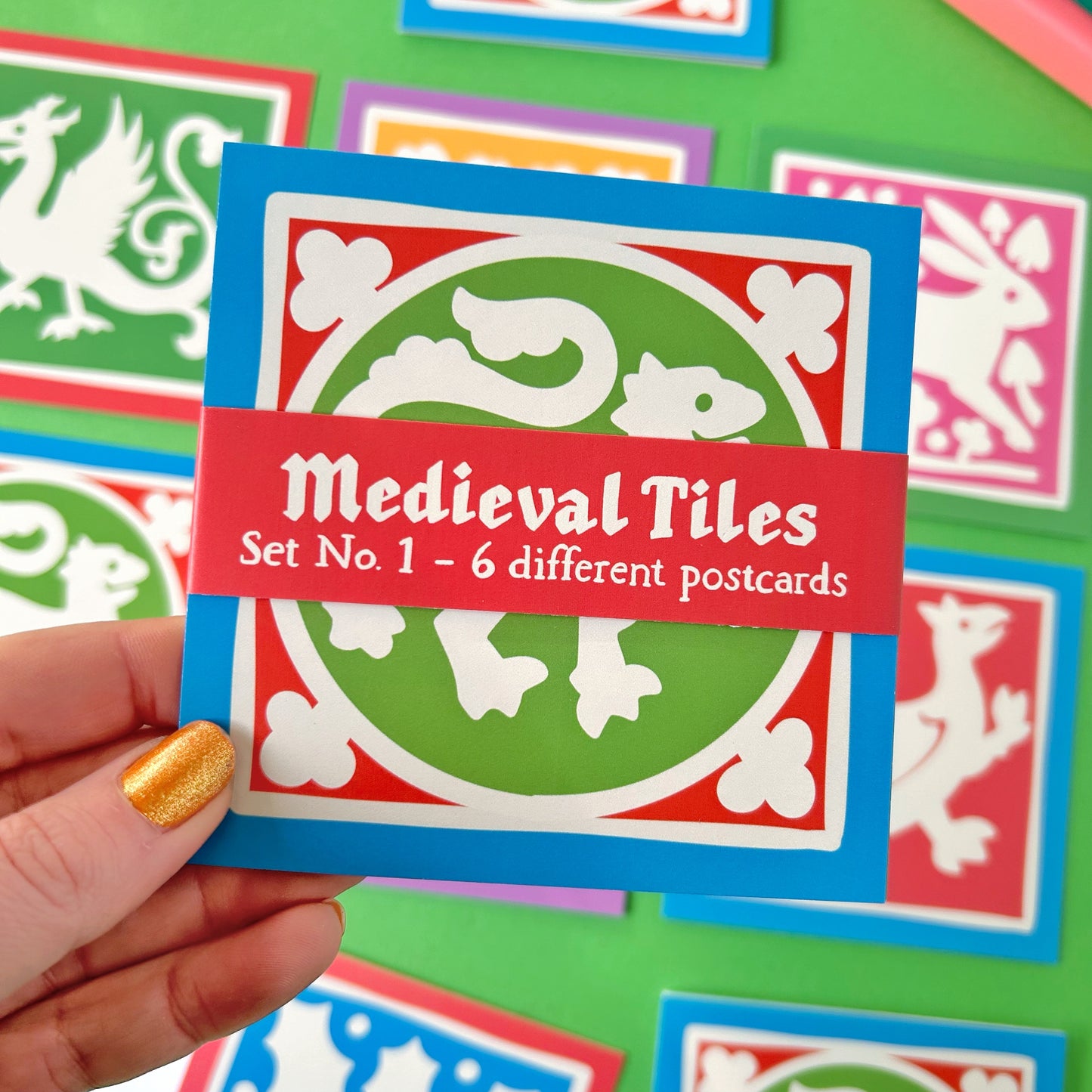 Medieval Tiles Postcard Set No.1