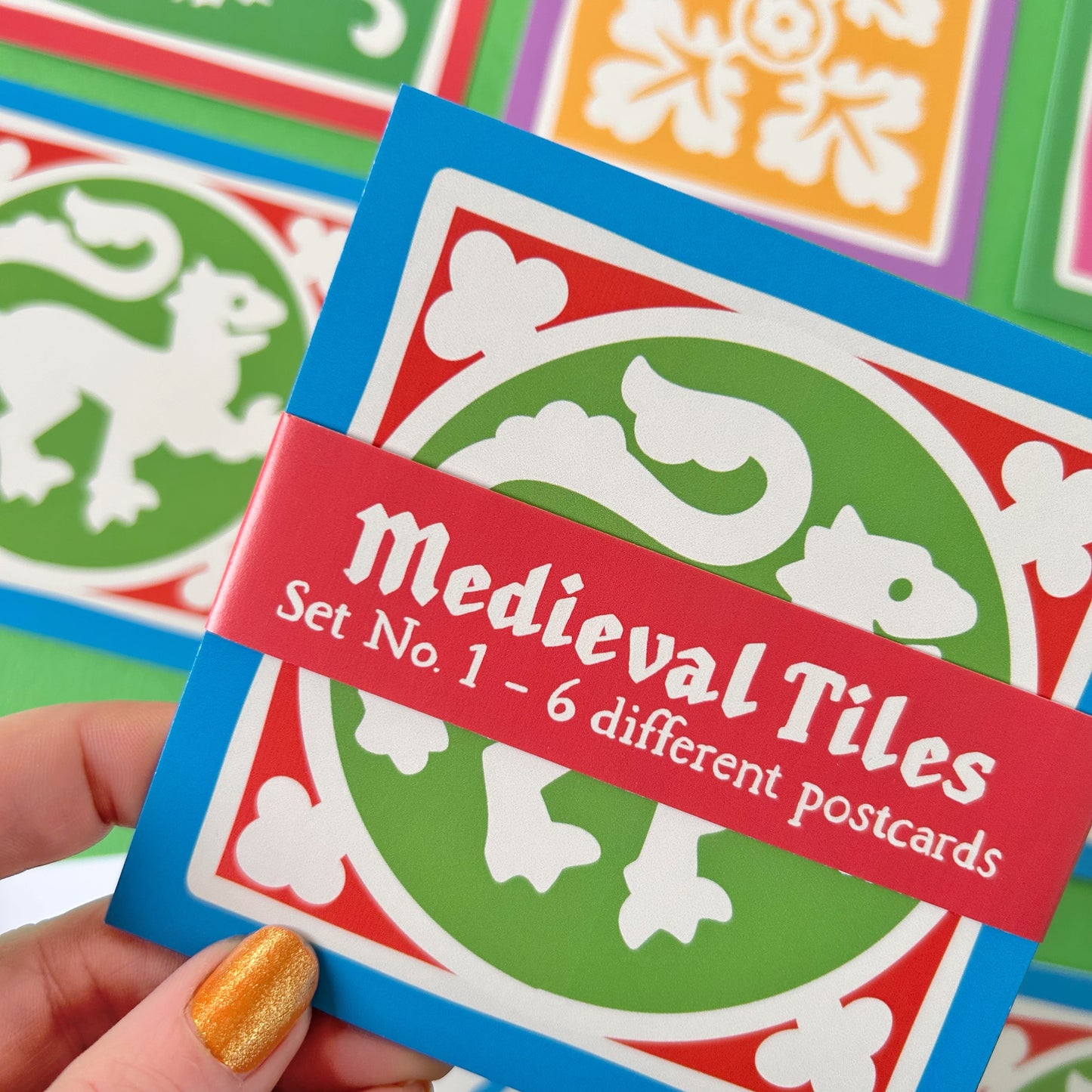 Medieval Tiles Postcard Set No.1