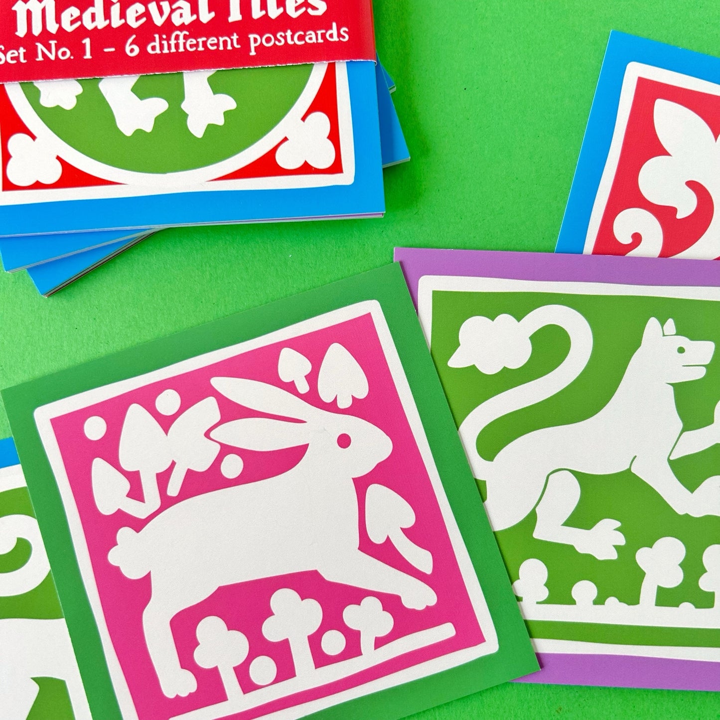 Medieval Tiles Postcard Set No.1