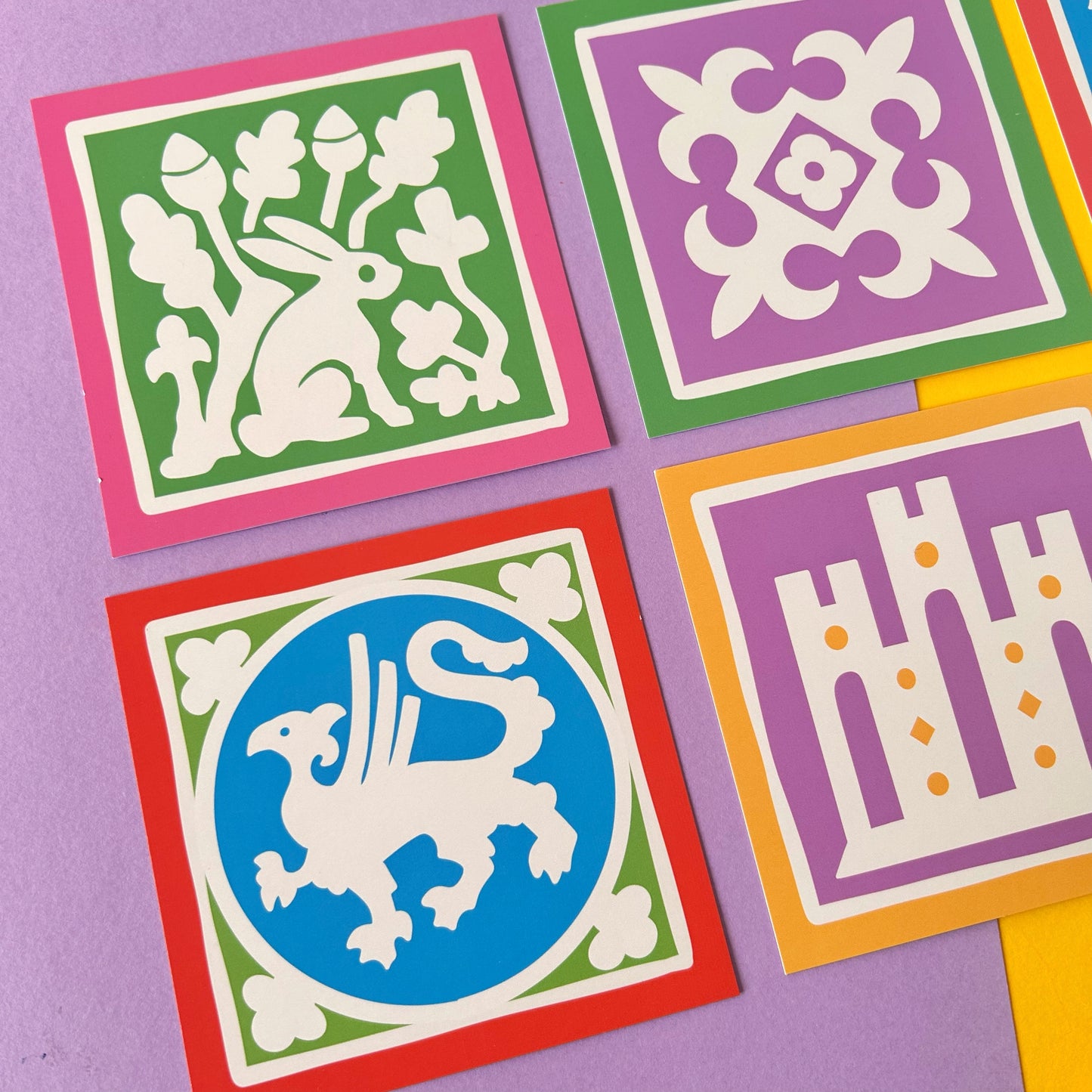 Medieval Tiles Postcard Set No.2