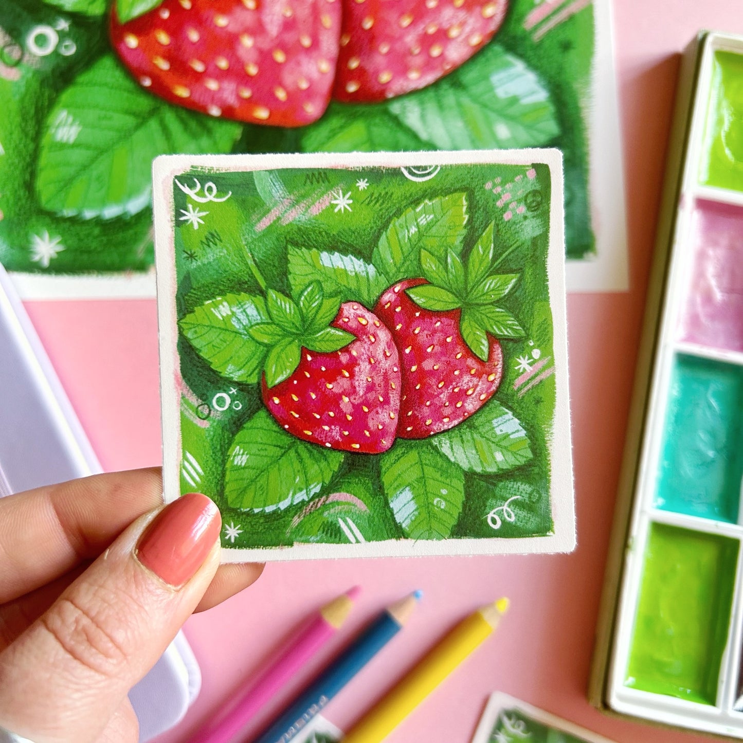 Strawberry Sticker