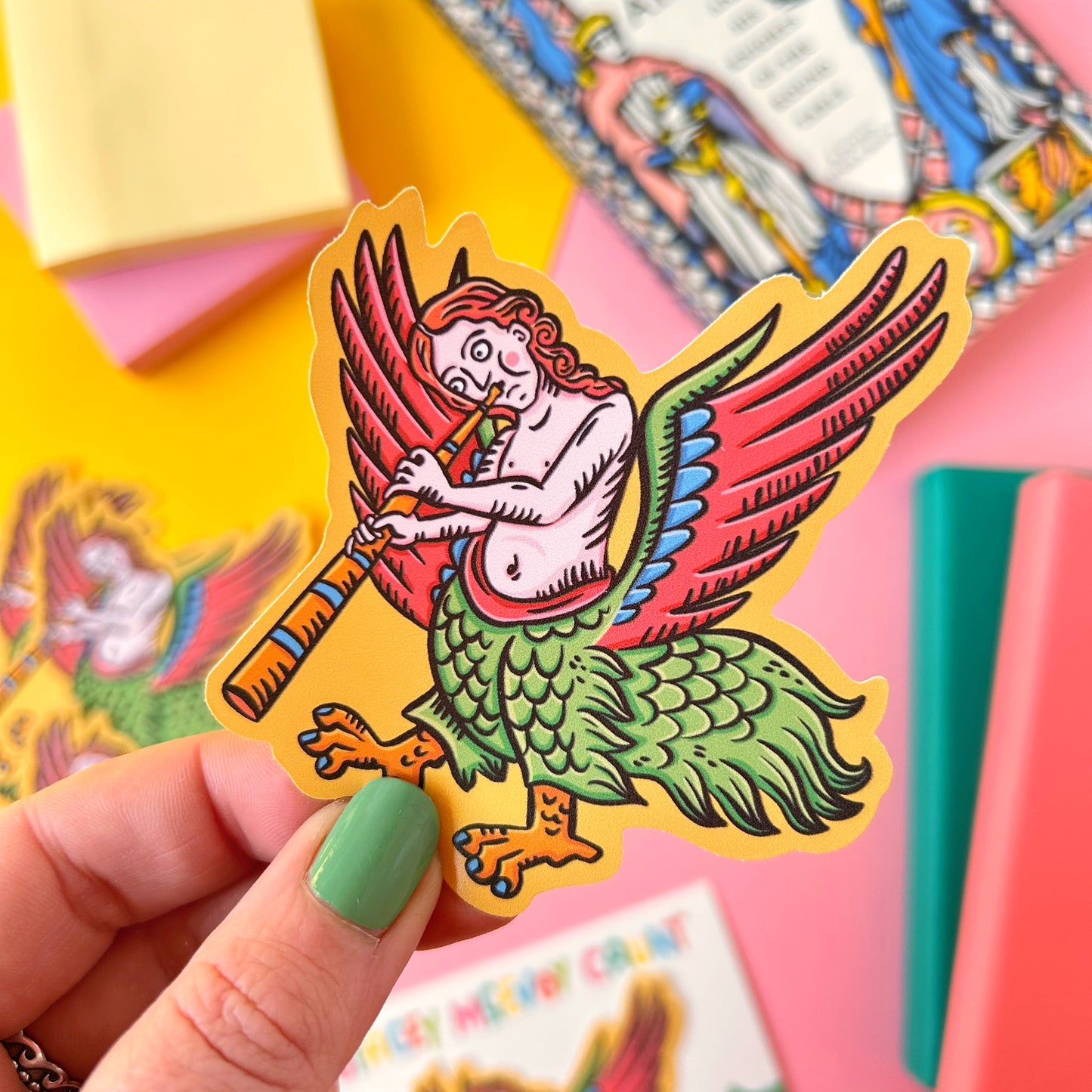 Harpy Medieval Marginalia Sticker