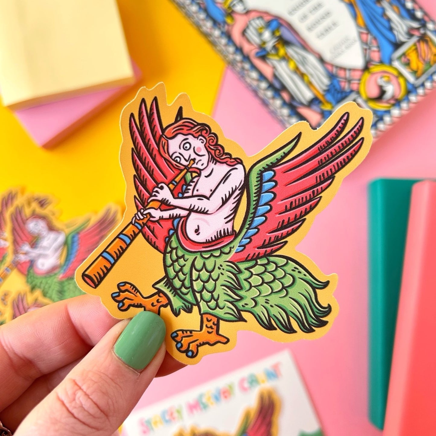 Harpy Medieval Marginalia Sticker