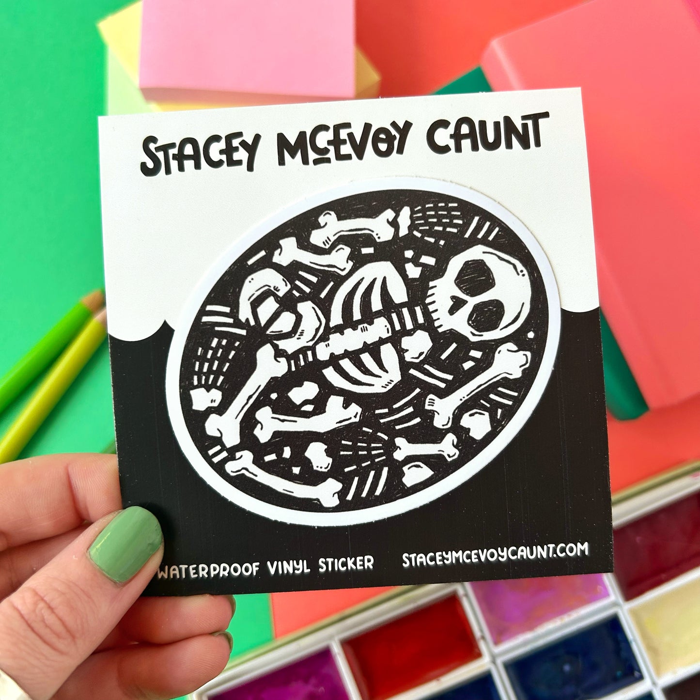 Skeleton Sticker