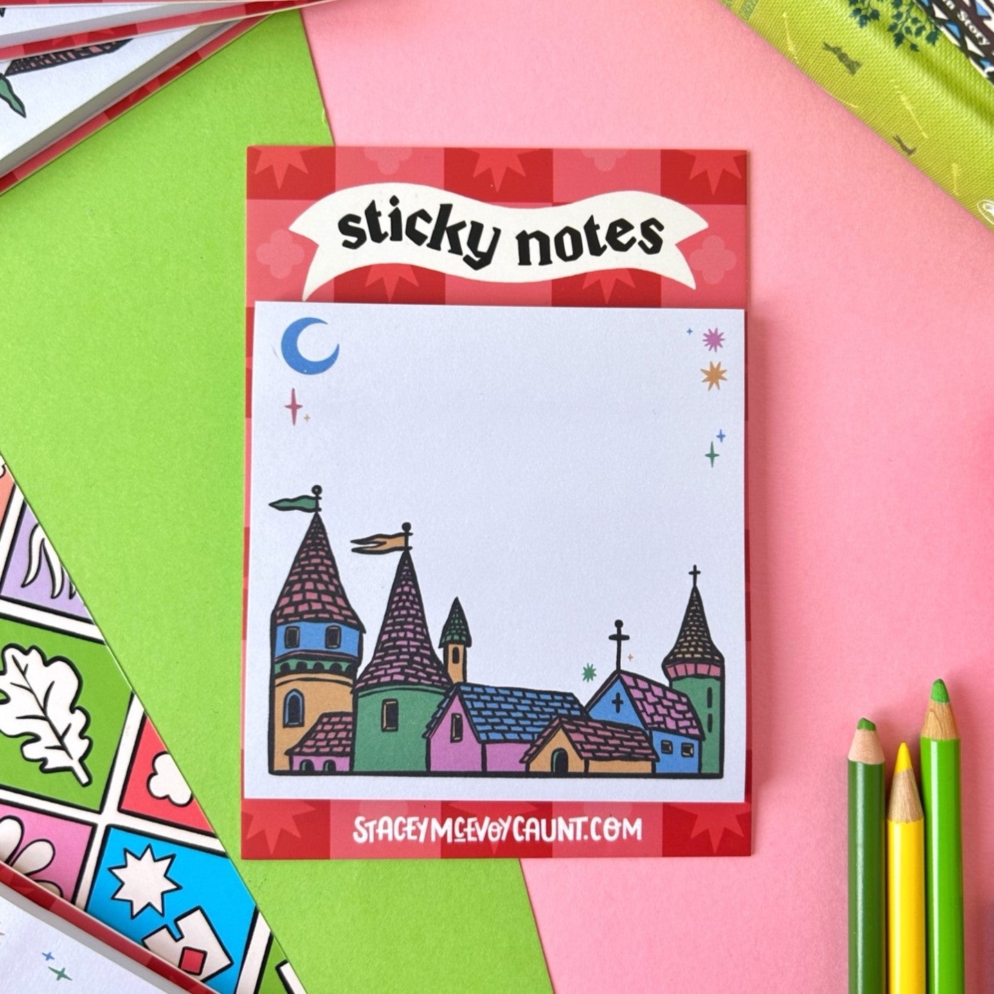 Medieval Castle Sticky Notes
