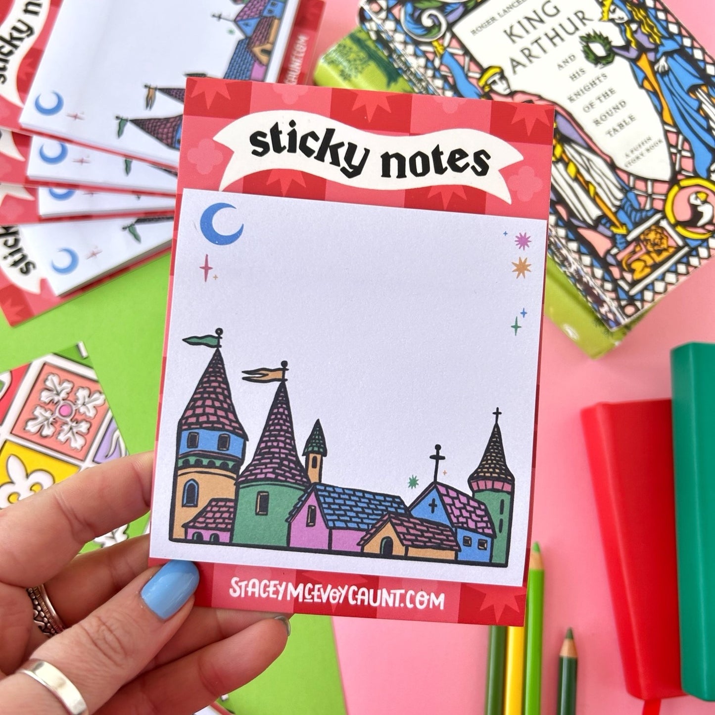 Medieval Castle Sticky Notes
