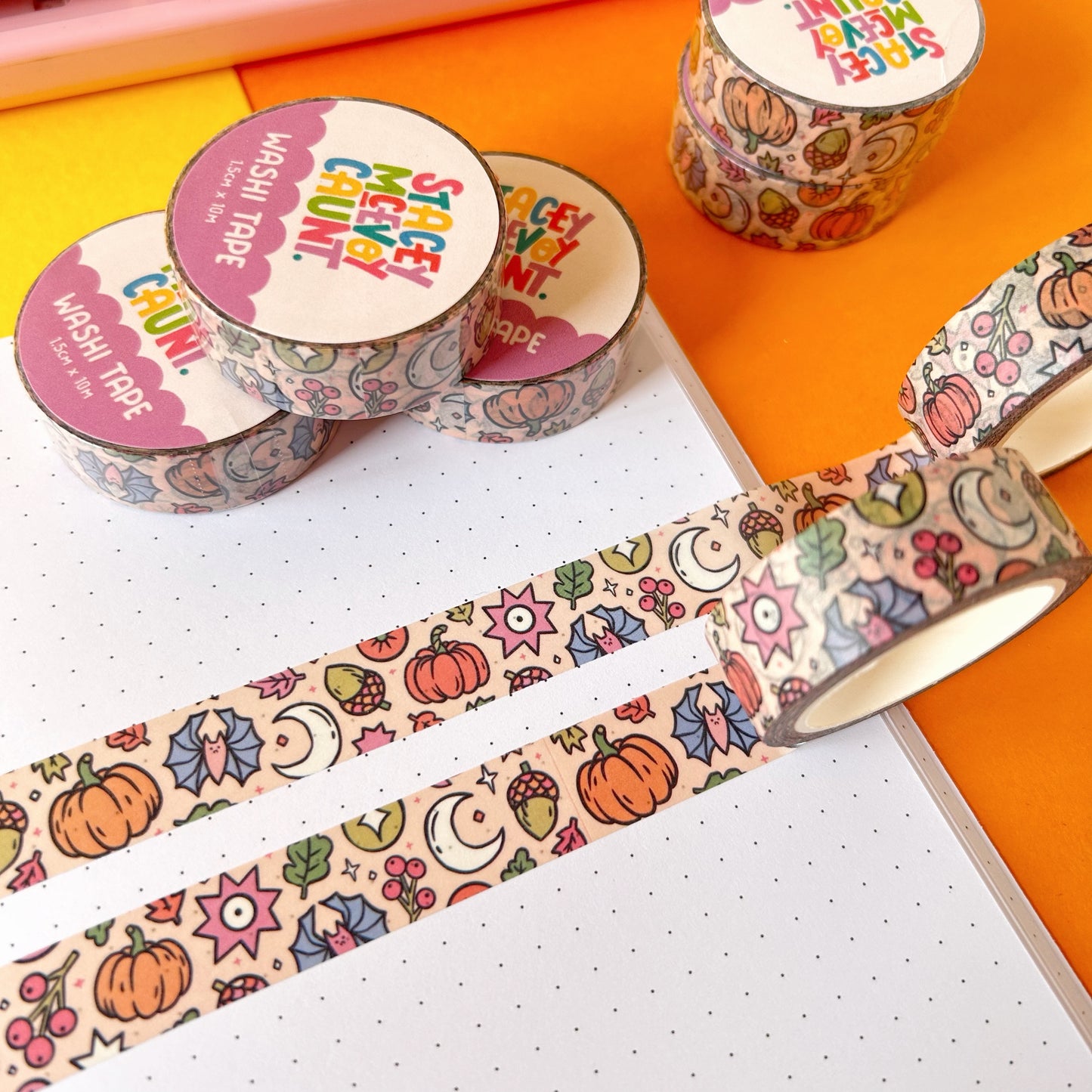 Autumn Pumpkin Washi Tape
