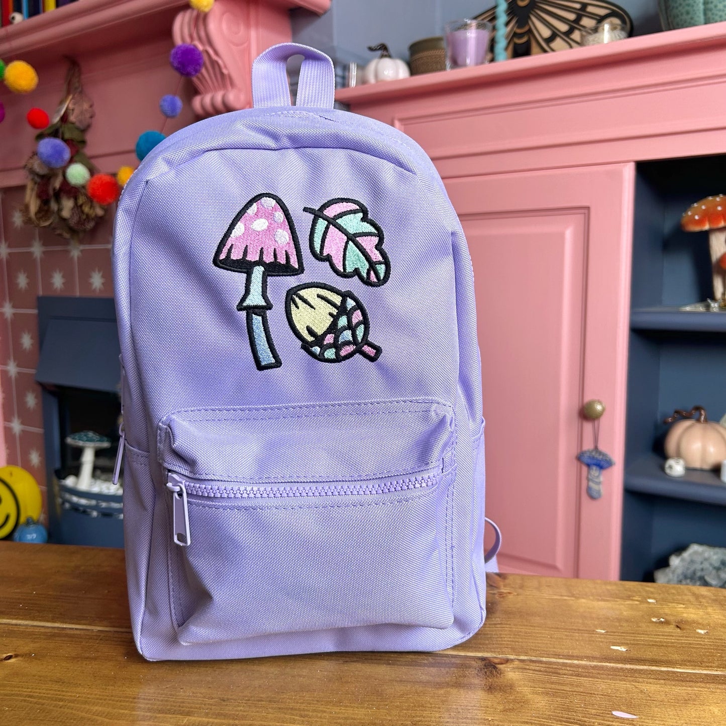 Lilac Mushroom Backpack