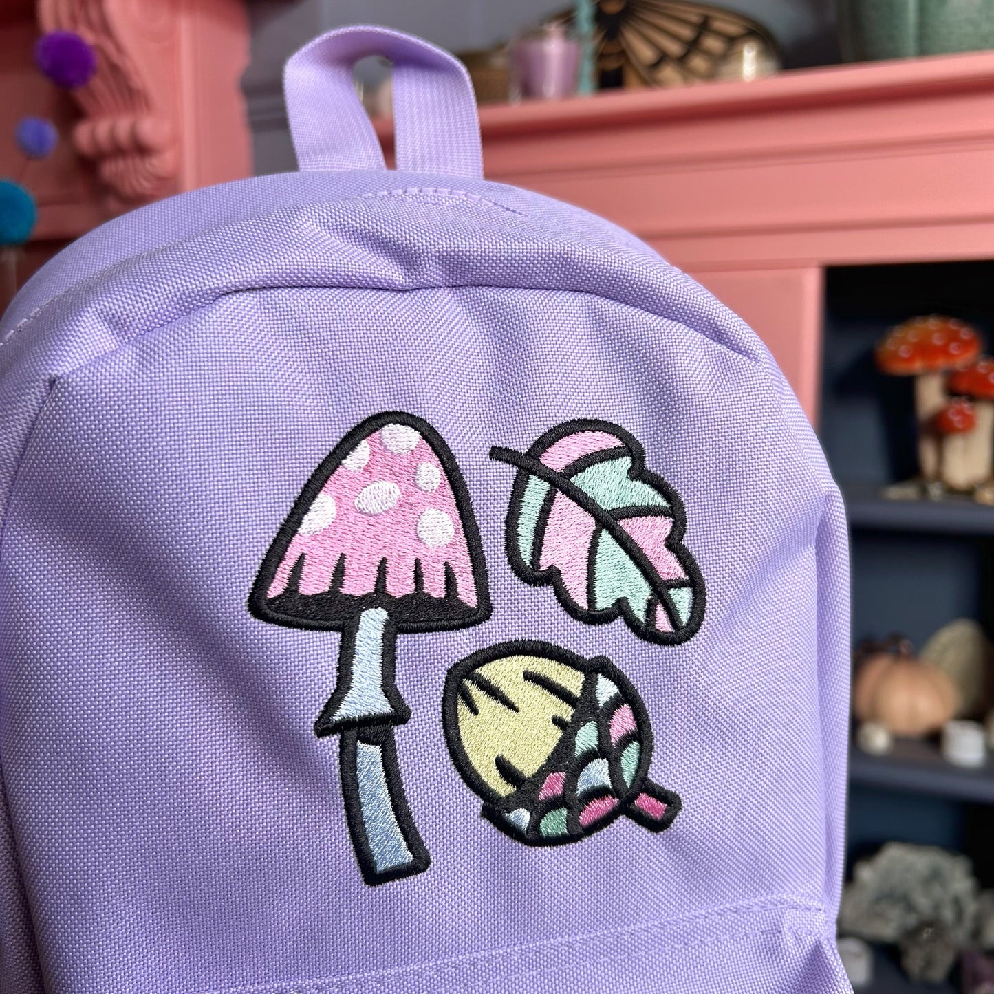 Lilac Mushroom Backpack