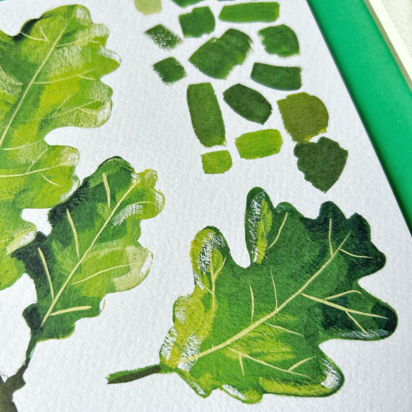 Oak Leaf Study Print