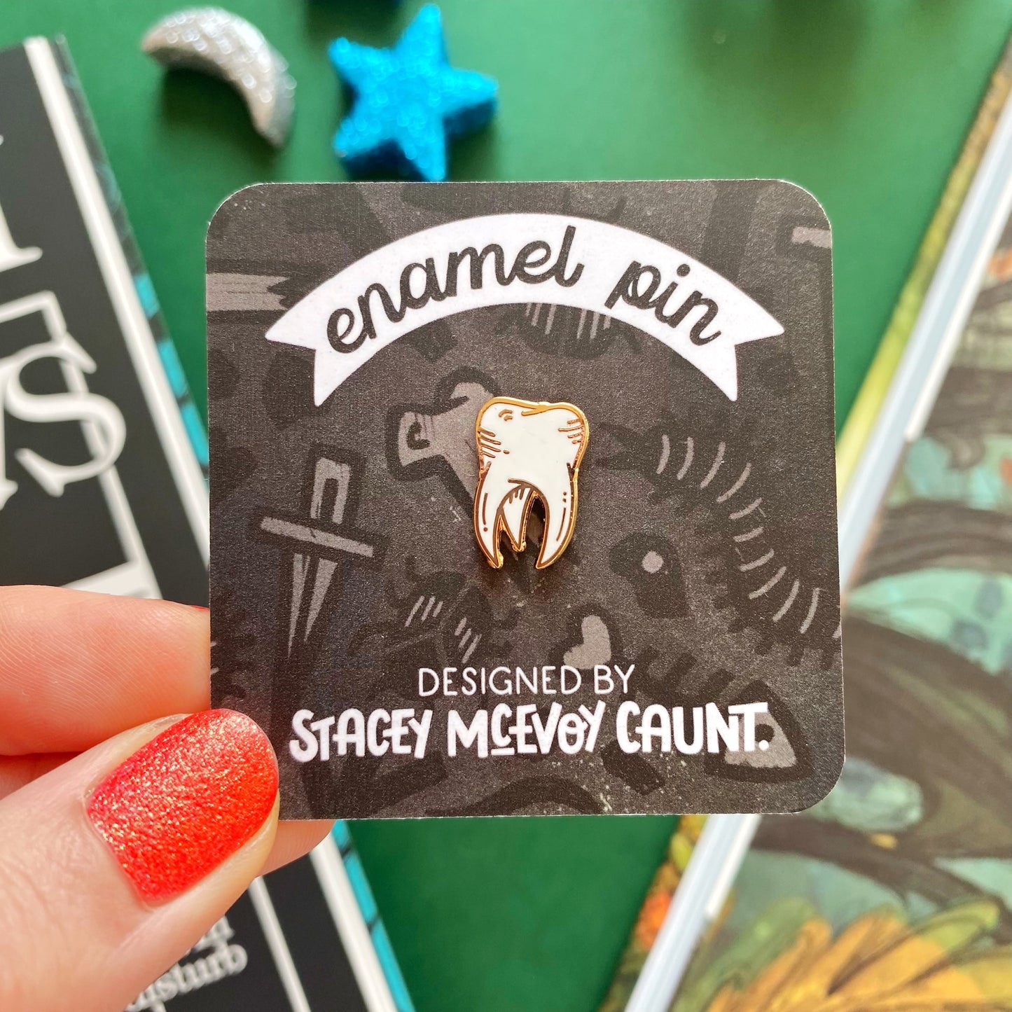 Mini Tooth Enamel Pin