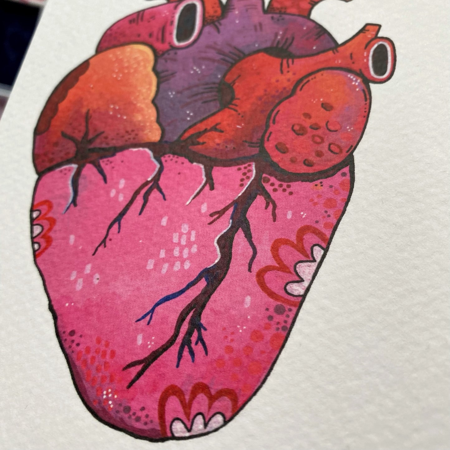 Human Heart Postcard