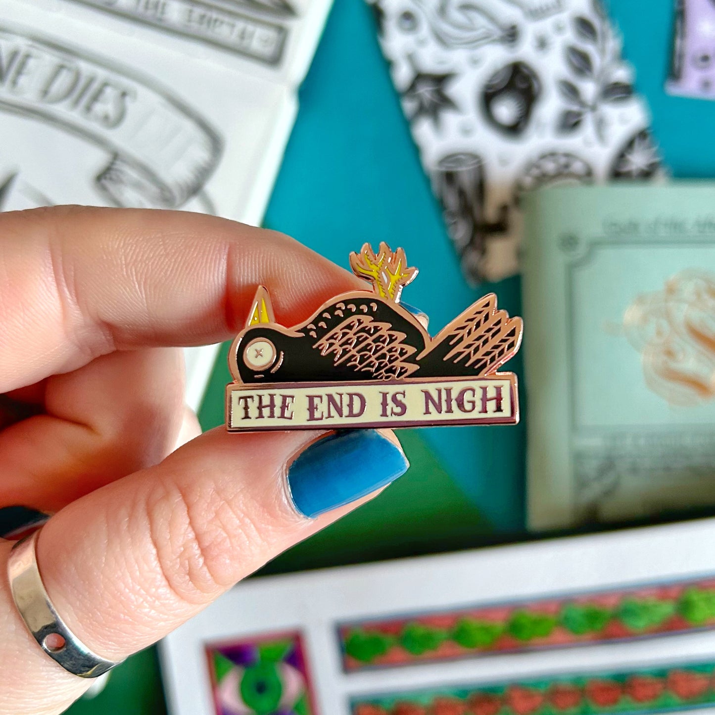 End is Nigh Enamel Pin