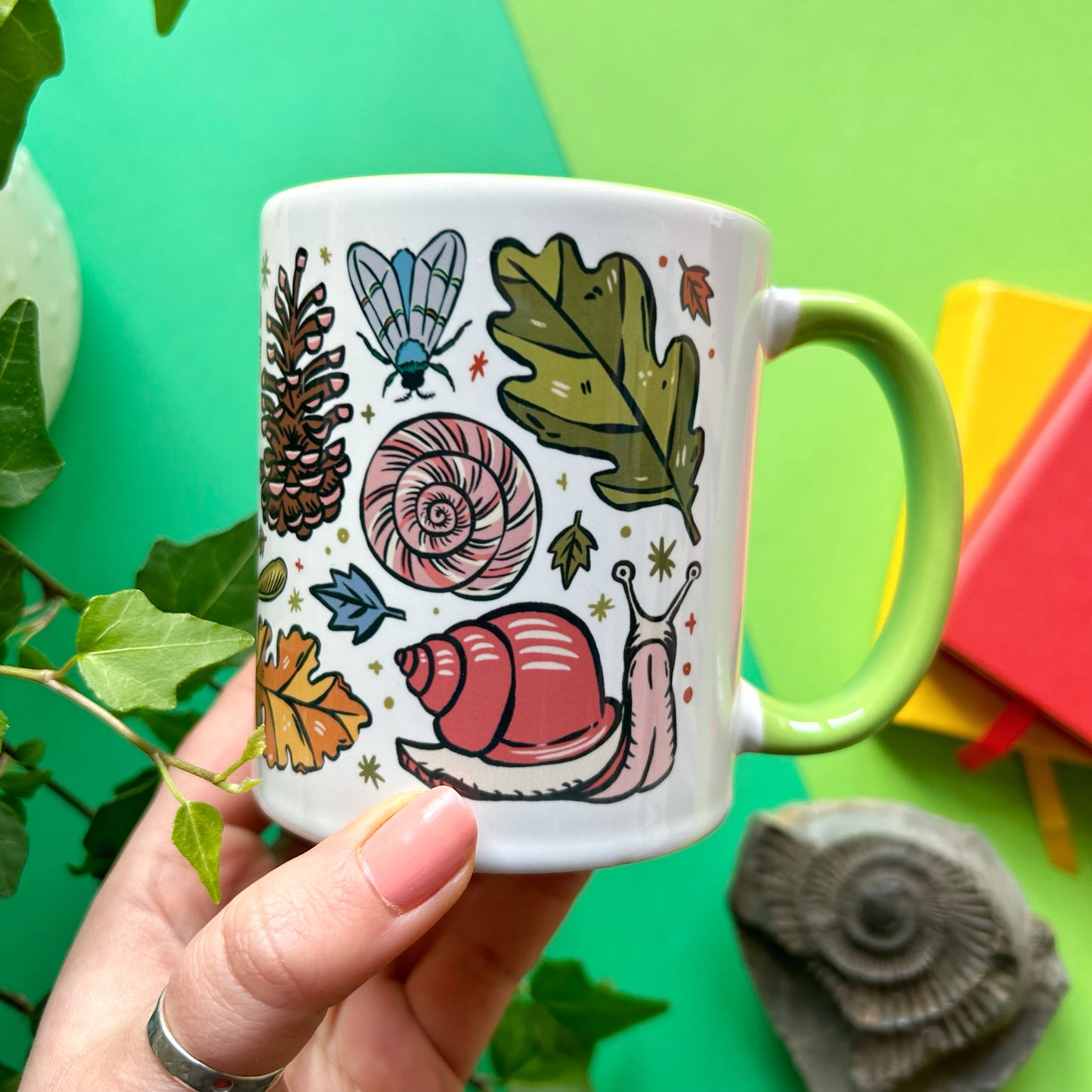 Snail and Frog Mug