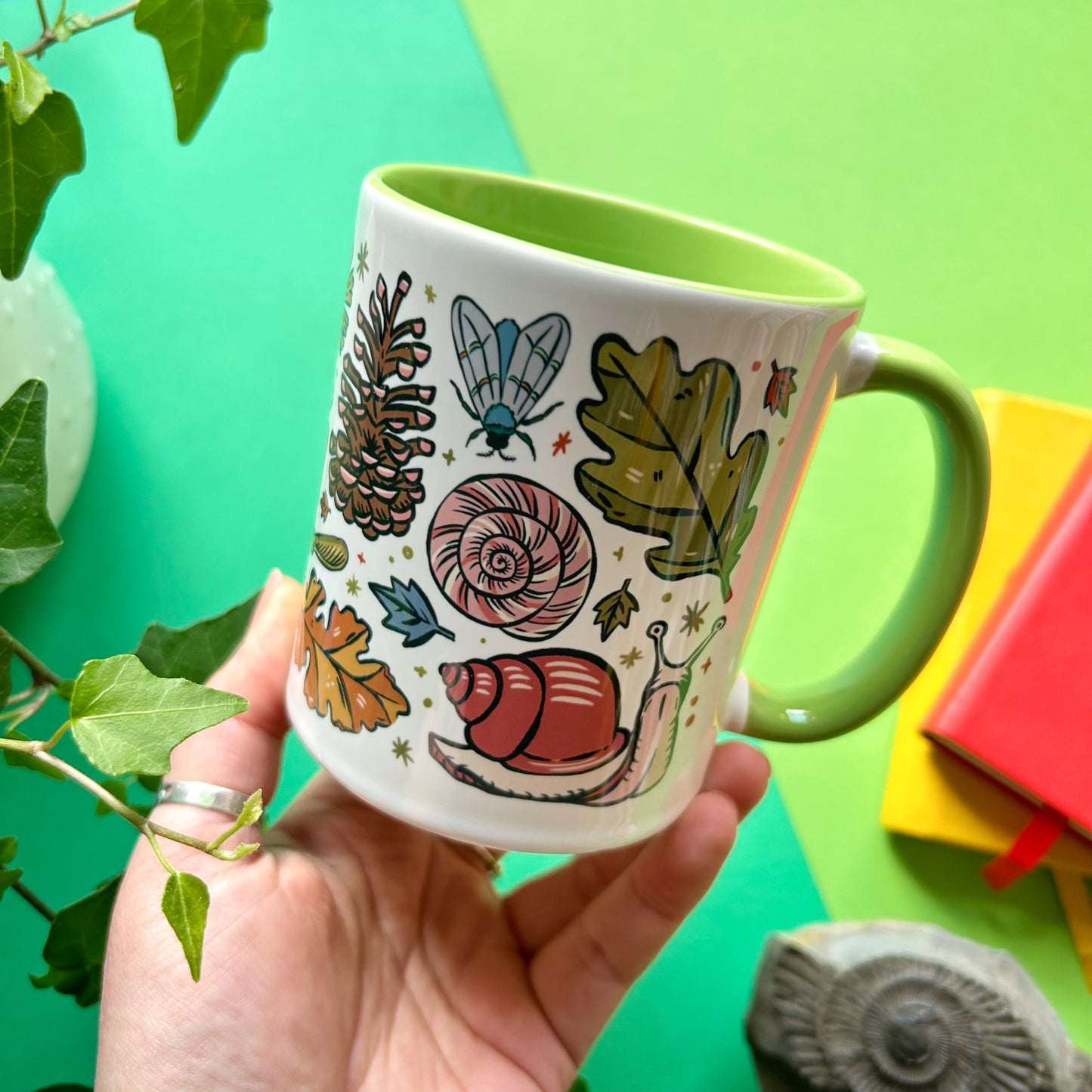 Snail and Frog Mug
