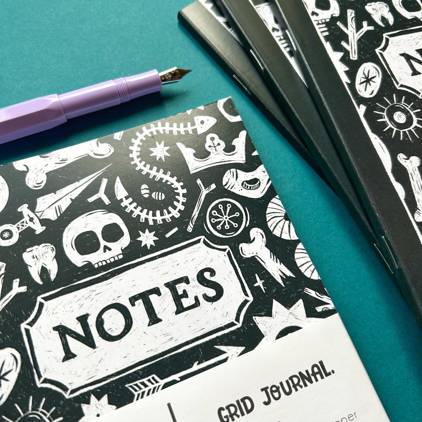 Skull and Bones Notebook
