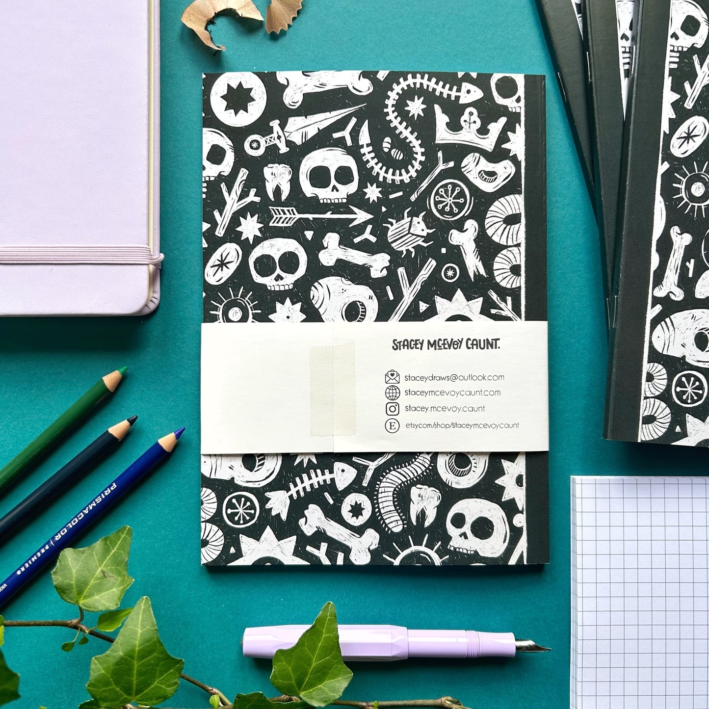 Skull and Bones Notebook