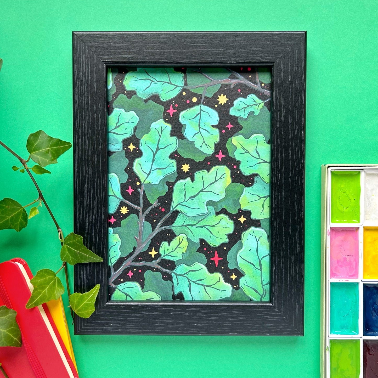 Oak Leaves Print