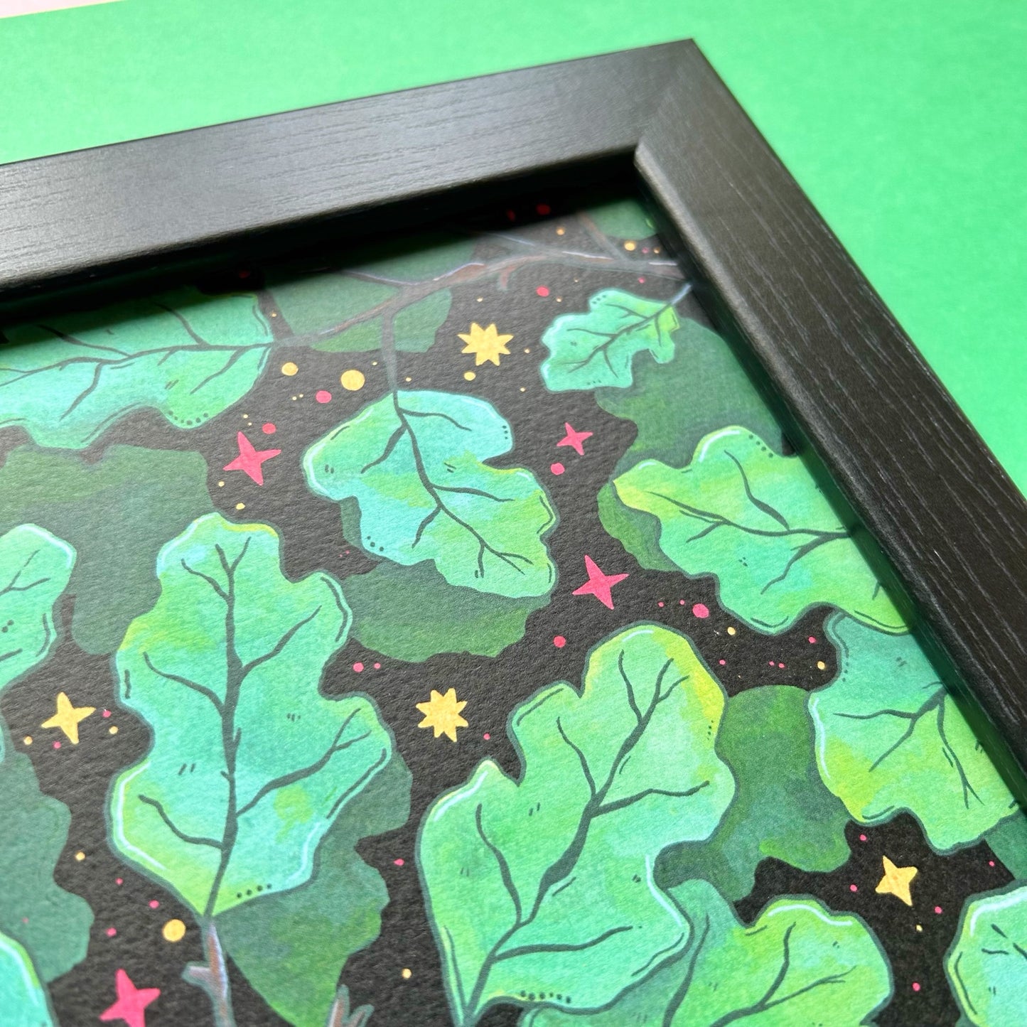 Oak Leaves Print