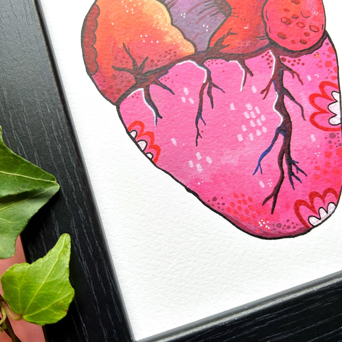 Human Heart Print
