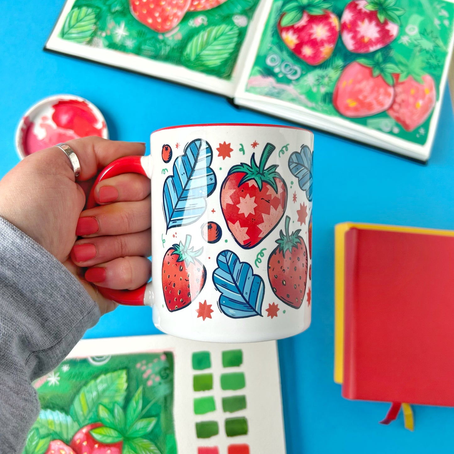 Strawberry Ceramic Mug