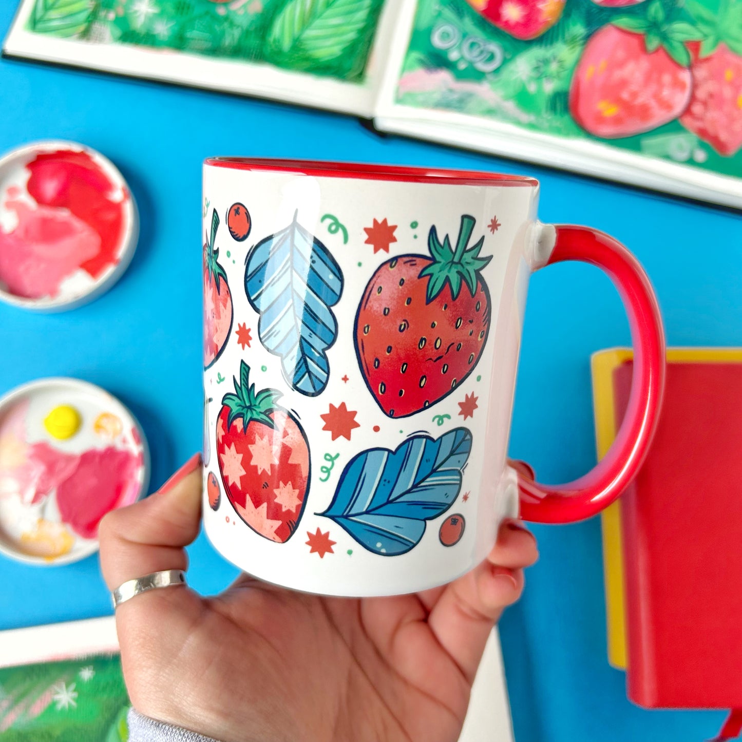 Strawberry Ceramic Mug