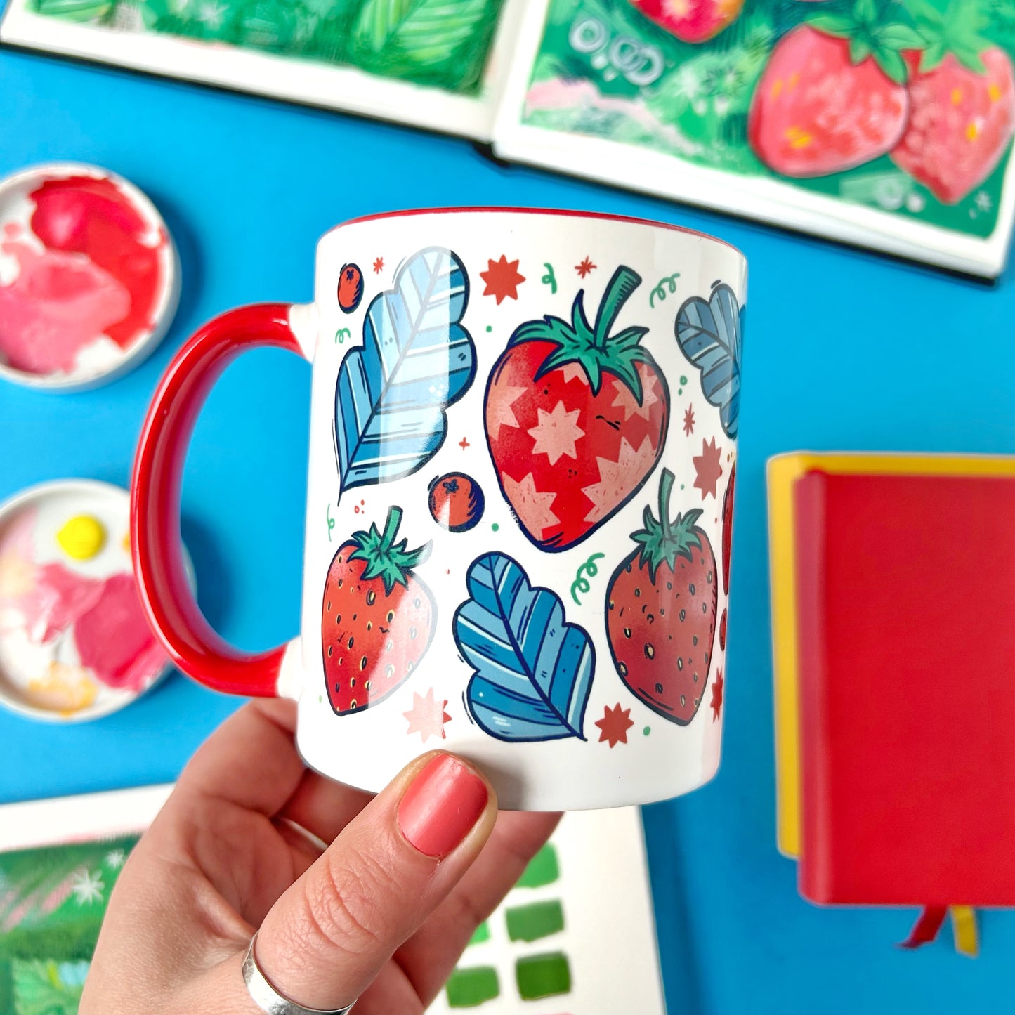 Strawberry Ceramic Mug