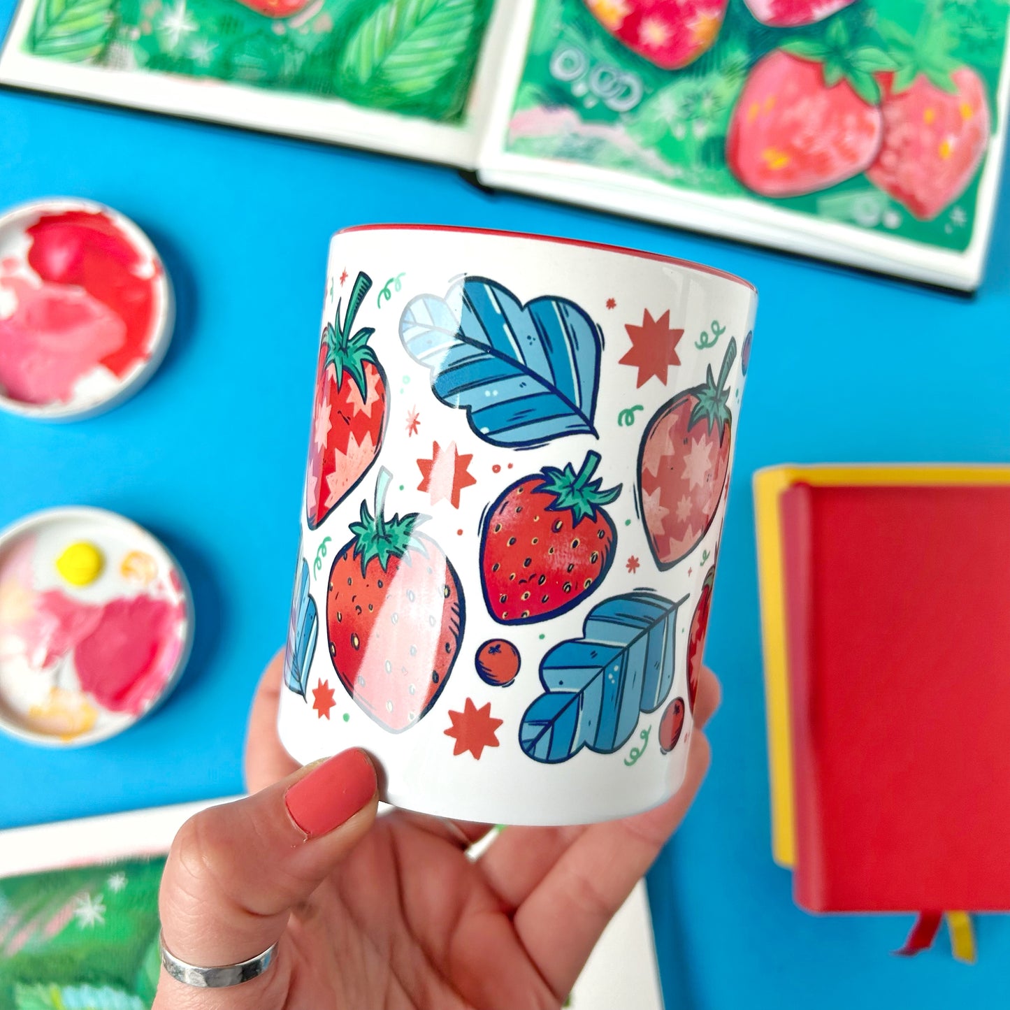 Strawberry Ceramic Mug