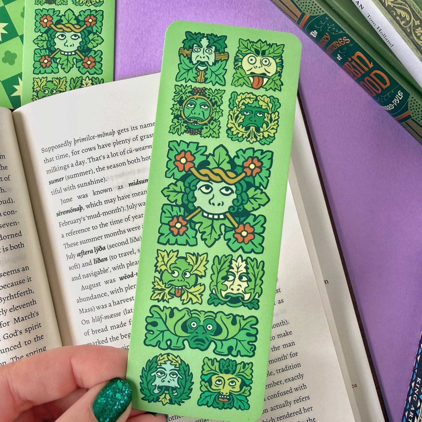 Green Man Bookmark