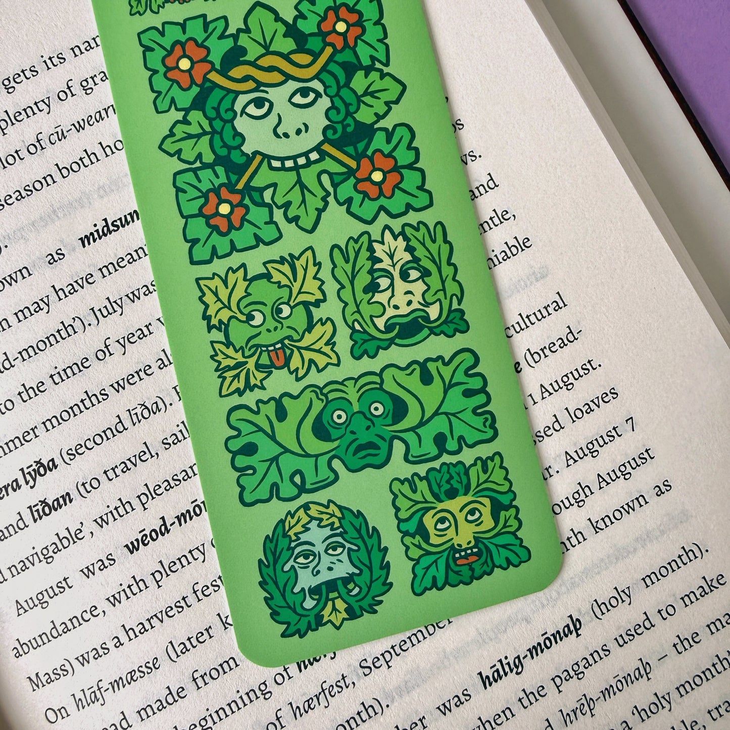 Green Man Bookmark