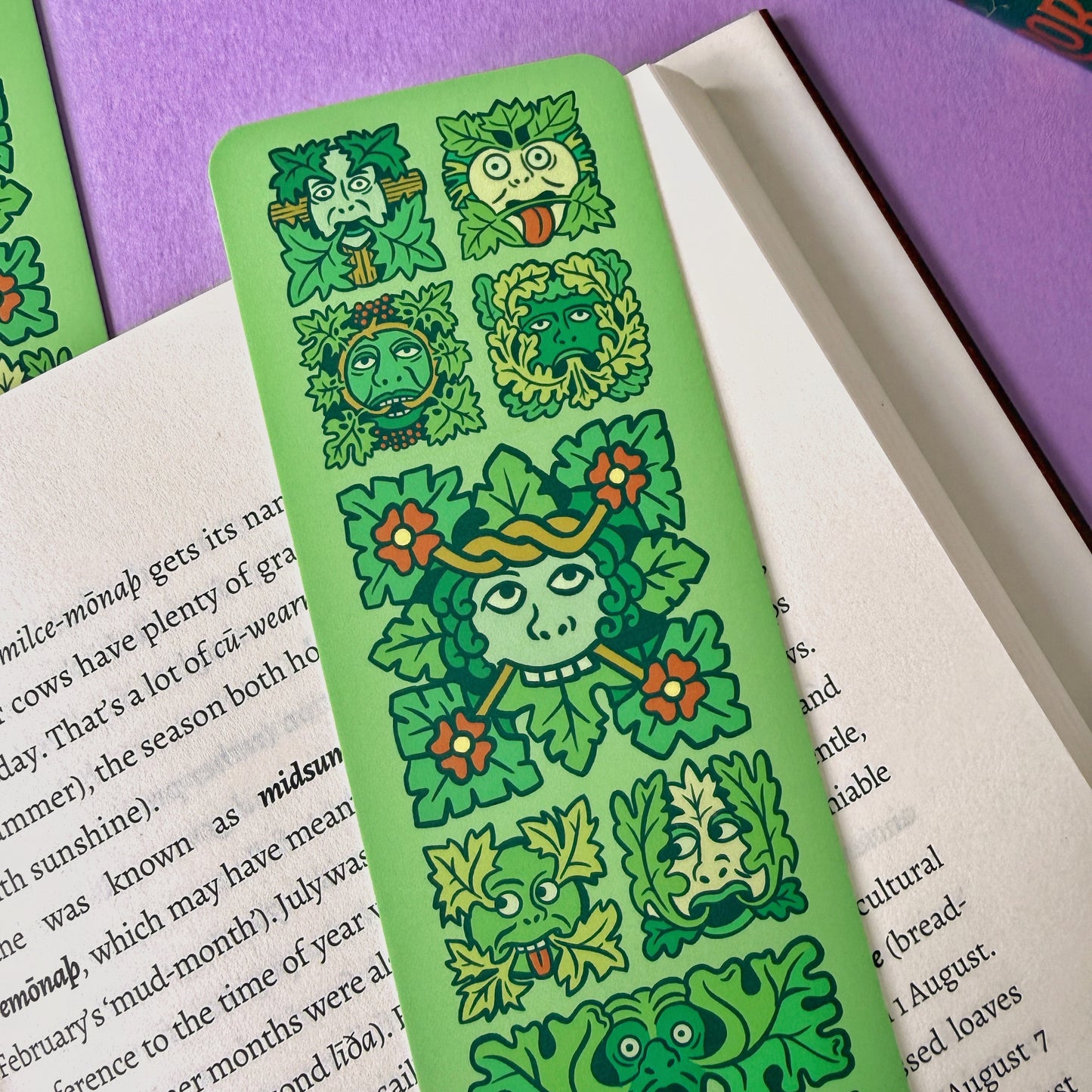 Green Man Bookmark